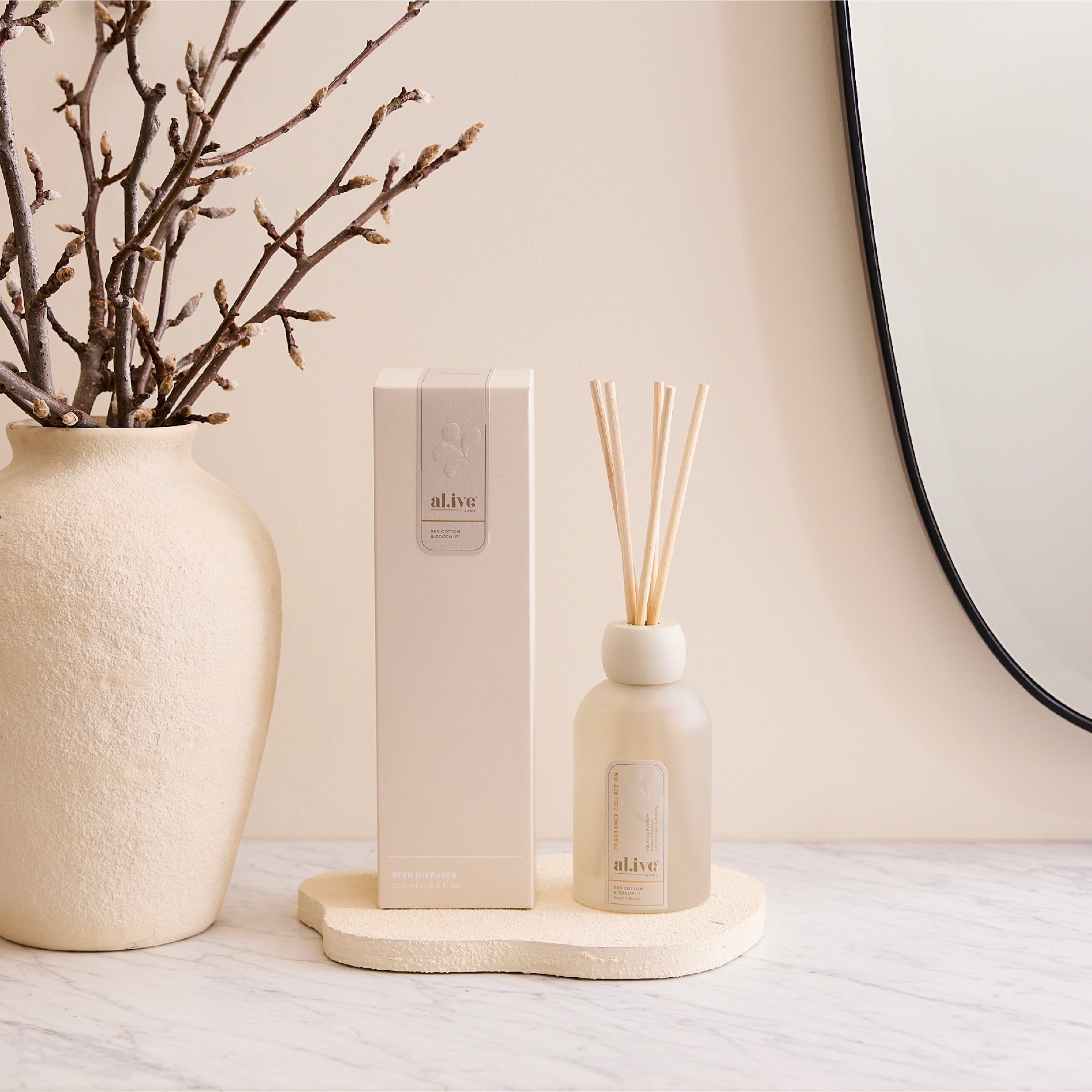 AL.IVE Reed Diffuser - Sea Cotton and Coconut