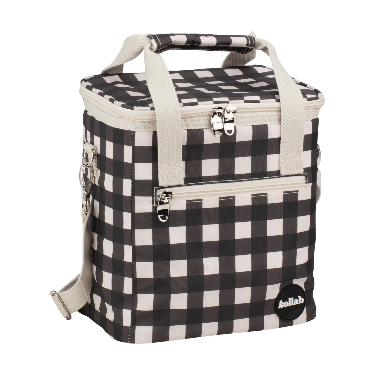 Mini Cooler Bag - Black Check