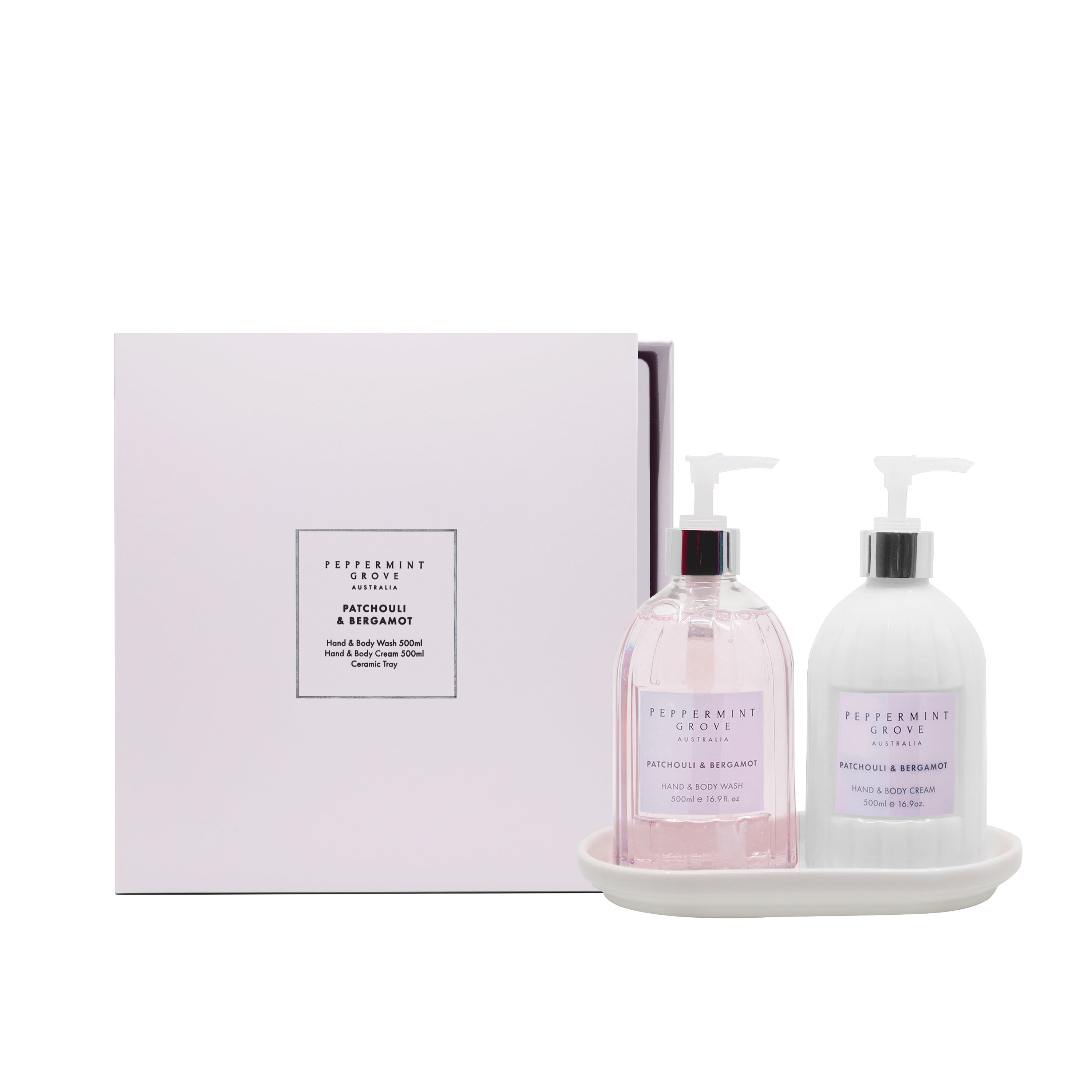 Hand and Body Wash and Cream Set