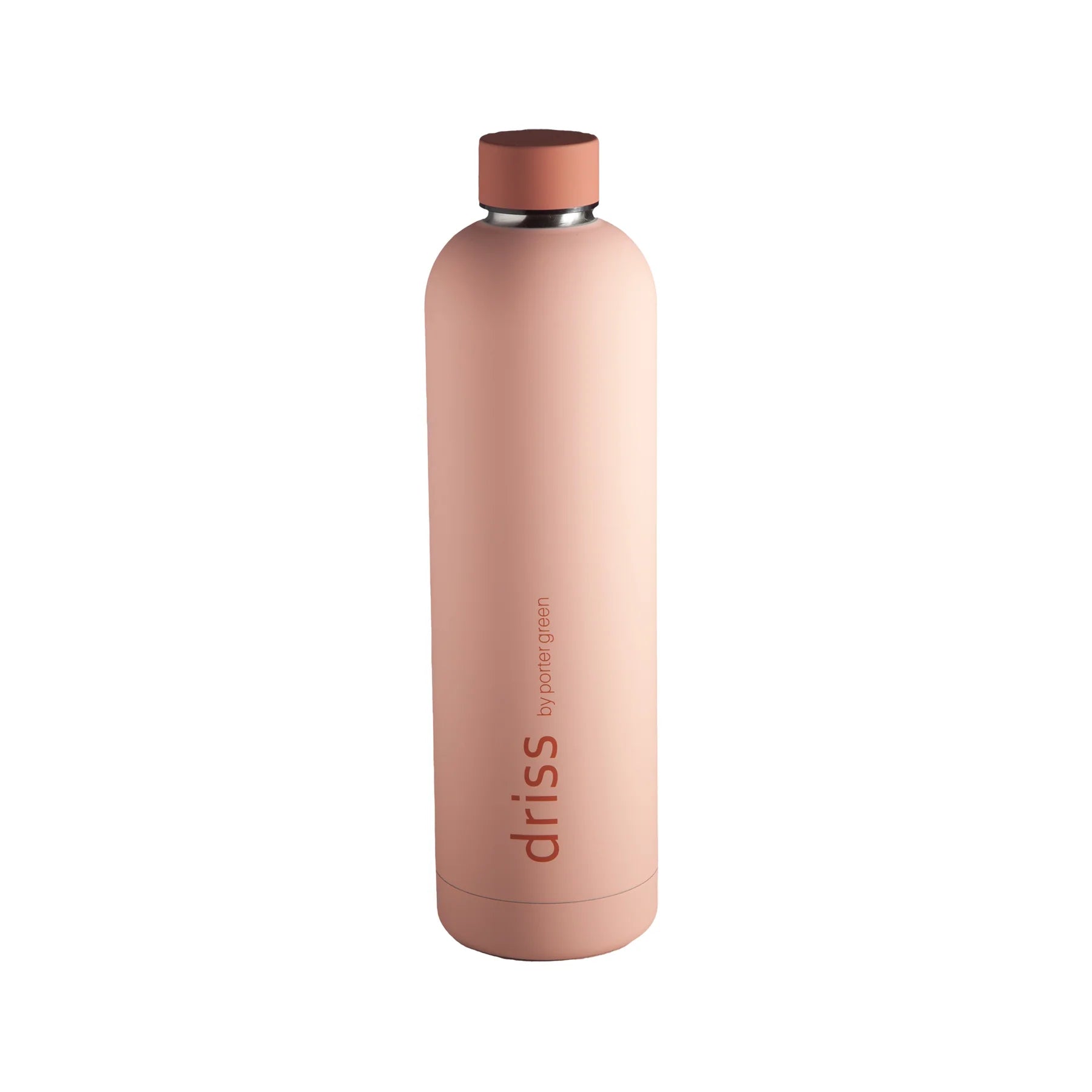 Driss Insulated Steel Water Bottle - Terra and Peach