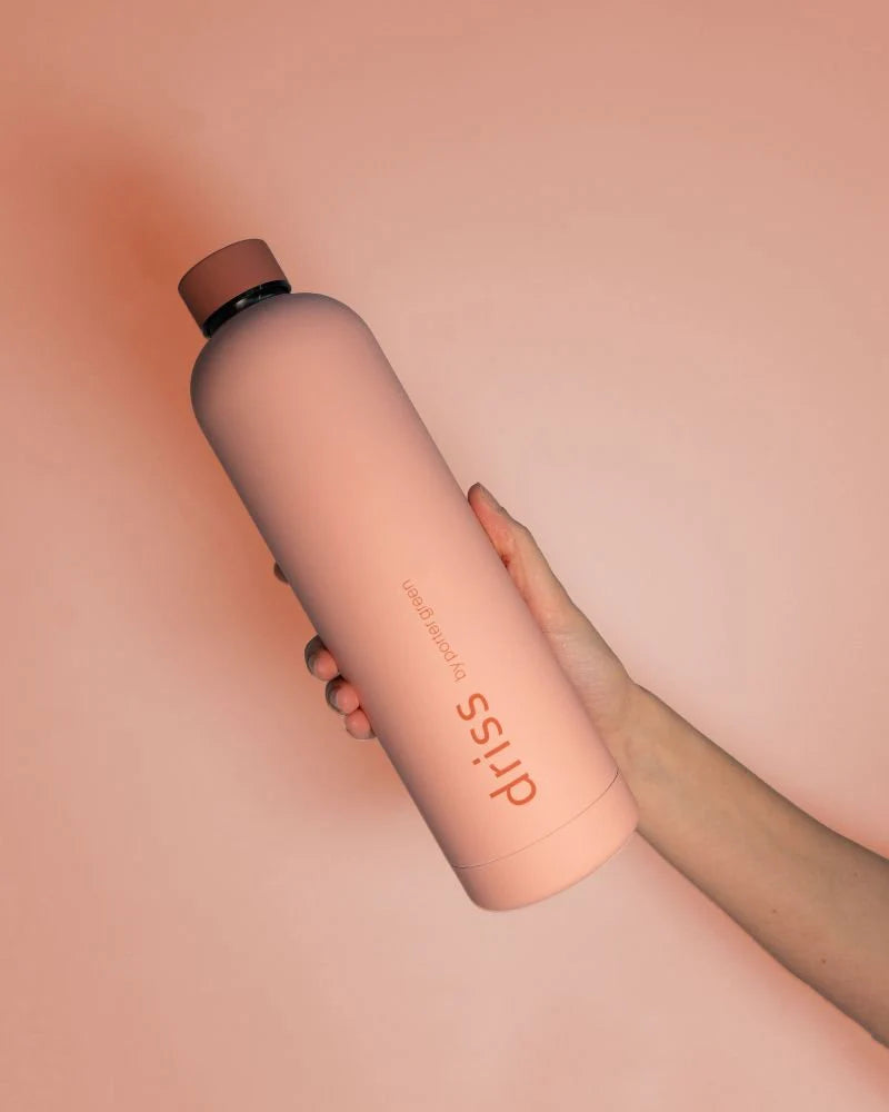 Driss Insulated Steel Water Bottle - Terra and Peach