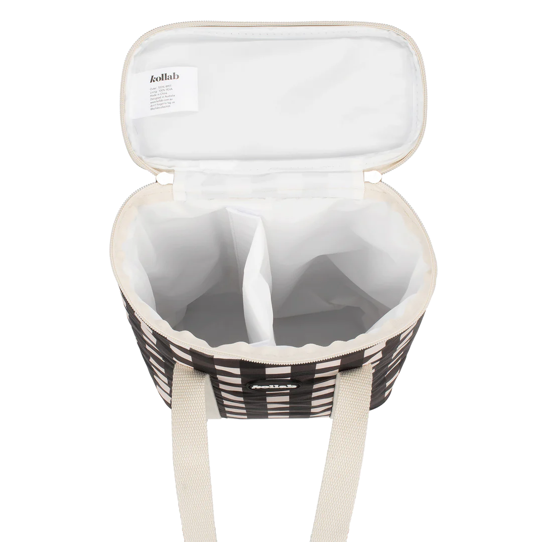 Wine Cooler Bag - Black Check