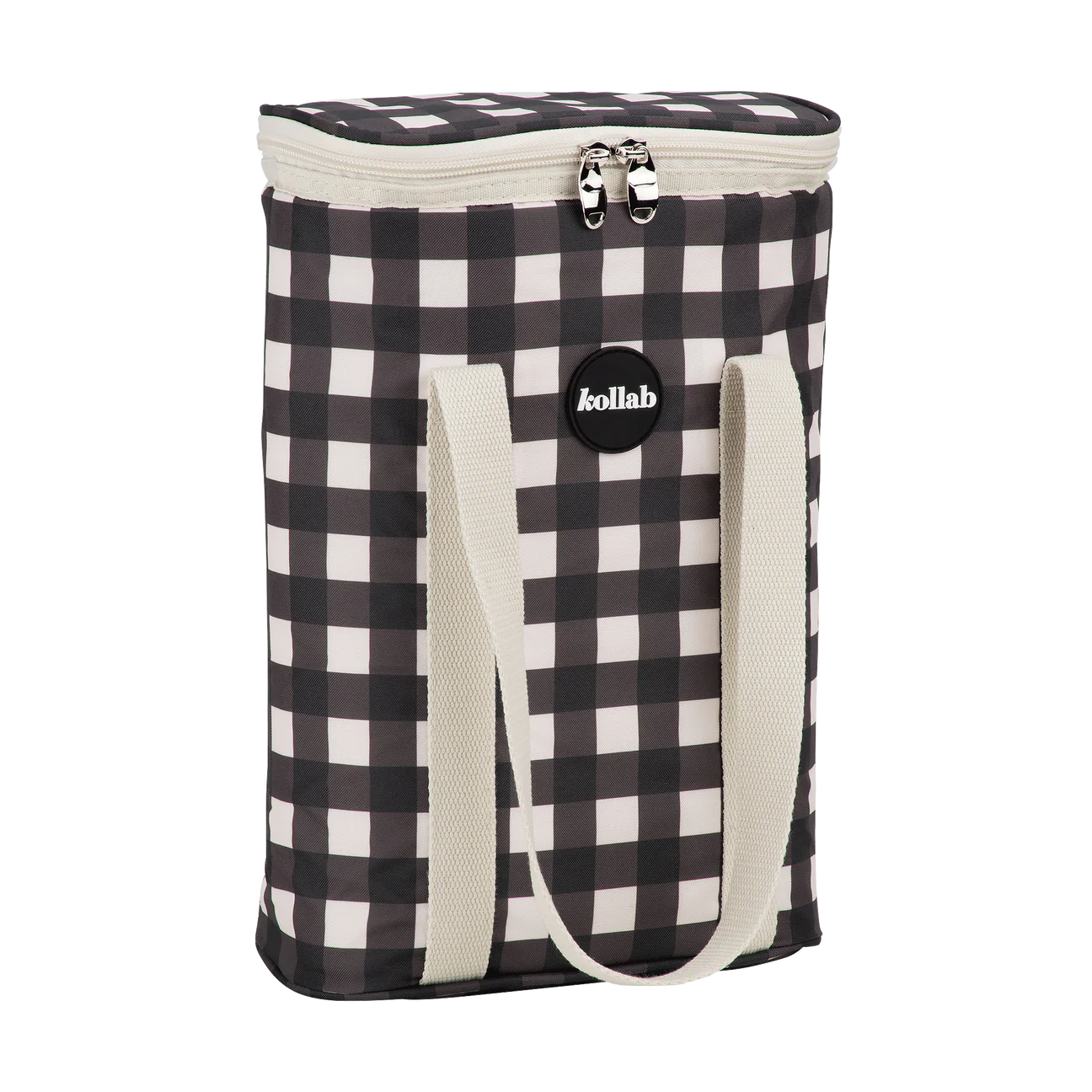 Wine Cooler Bag - Black Check