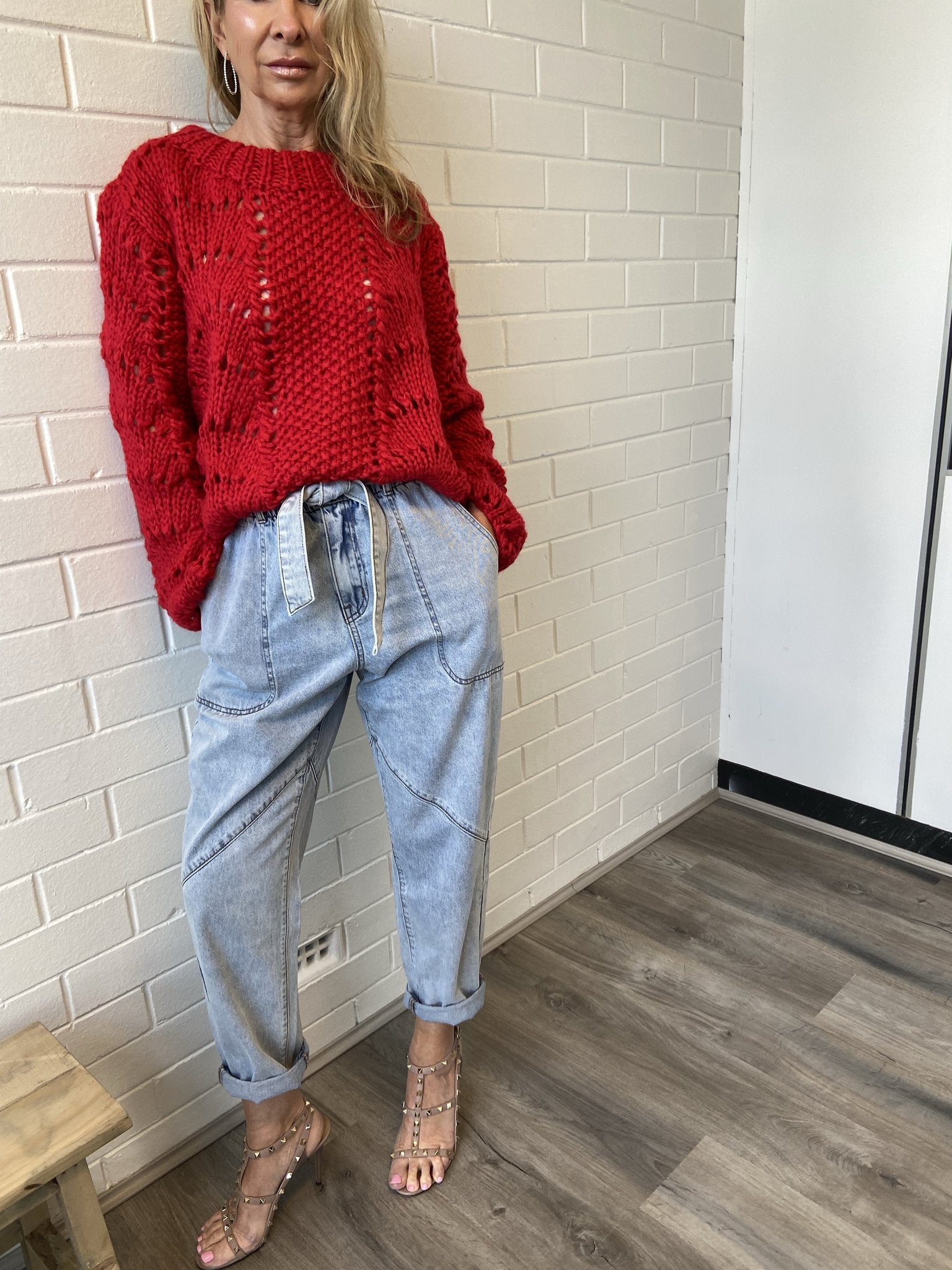 Suzy Paper Bag Jeans