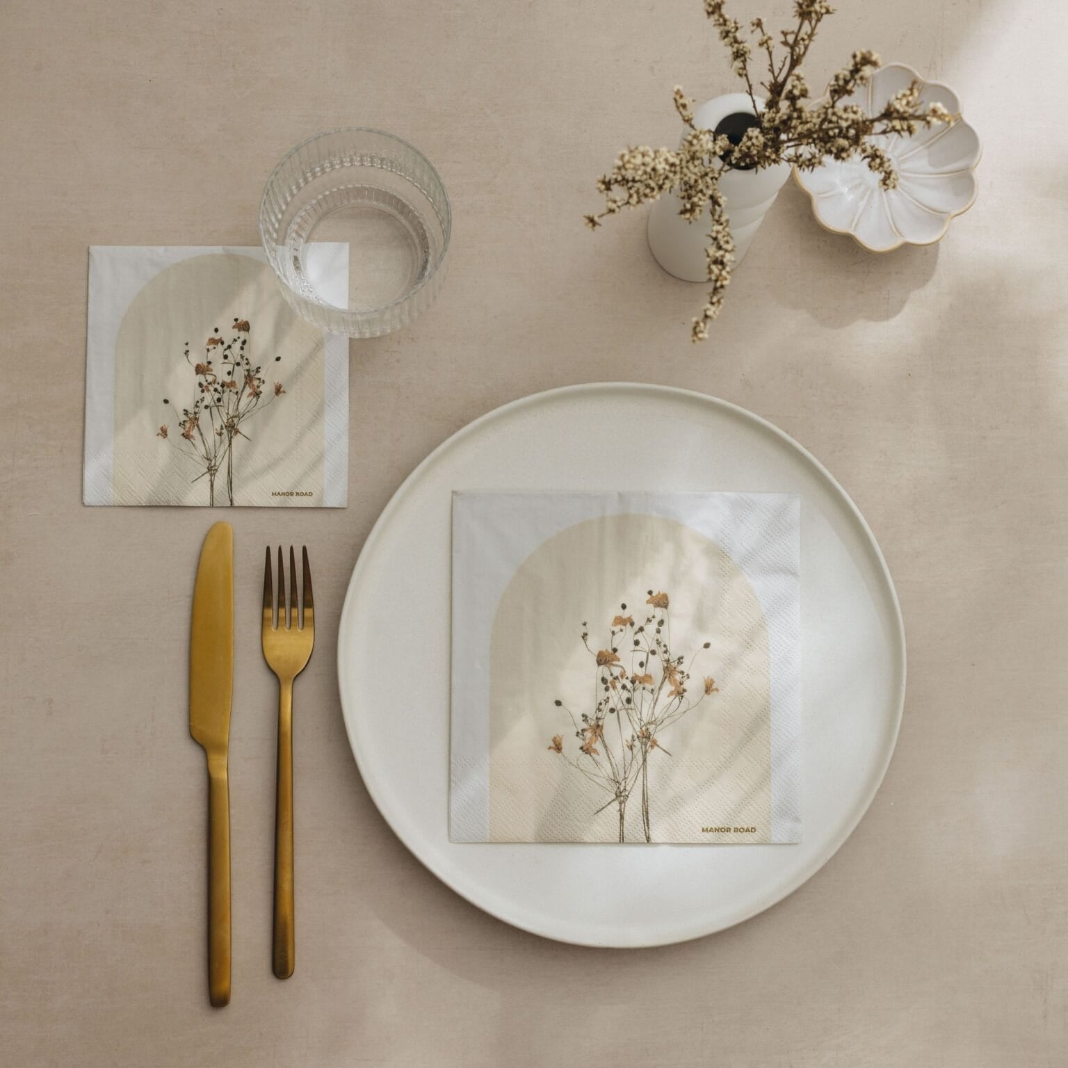 Manor Road Florescence Napkins - Cocktail