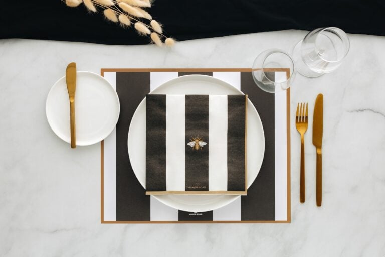 Manor Road The Striped Bee Napkins - Dinner