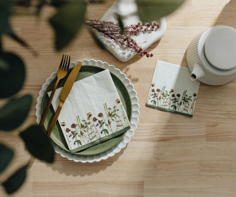 Manor Road Wildflower Napkins - Luncheon