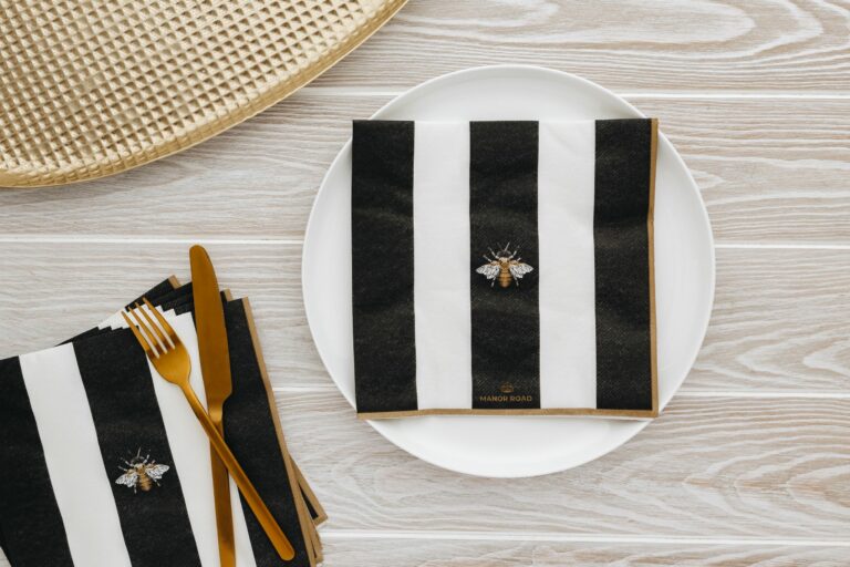 Manor Road The Striped Bee Napkins - Dinner