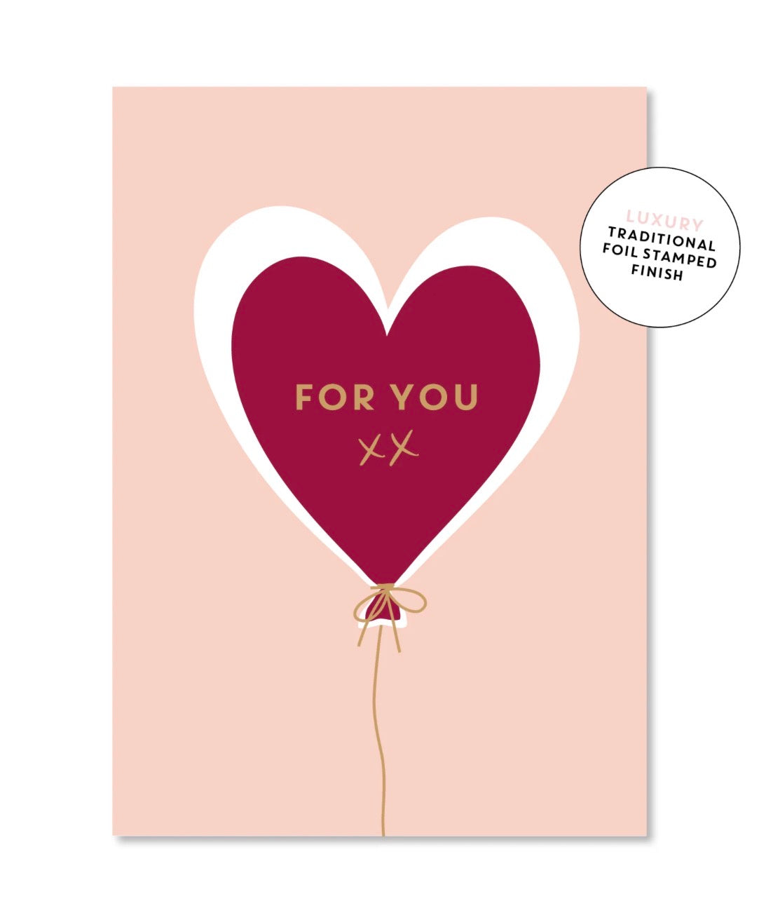 Pinot and Peachy “For You” Greeting Card
