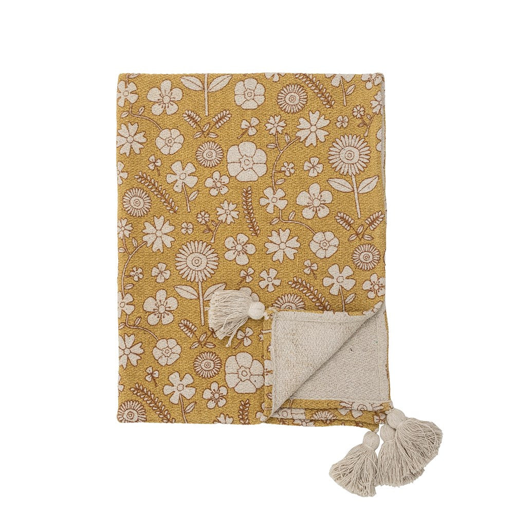 Bloomingville Camille Mini Throw - Yellow