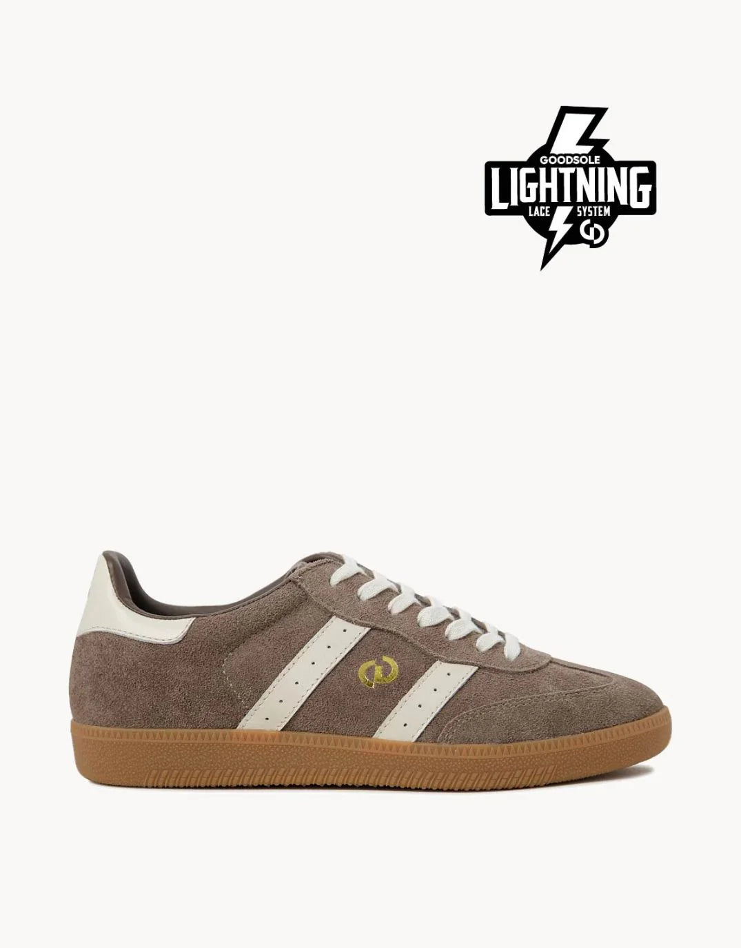 GOODSOLE 2001 Parallel WALNUT BROWN/IVORY Suede