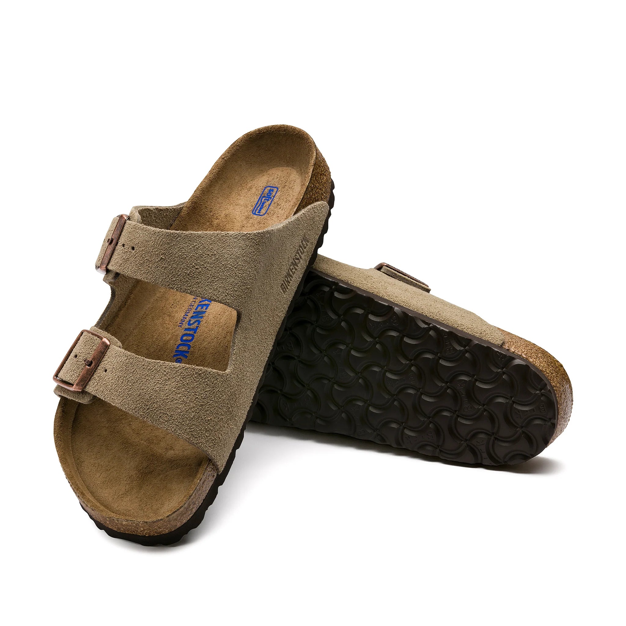 Birkenstock Arizona SFB Taupe Leather - Narrow