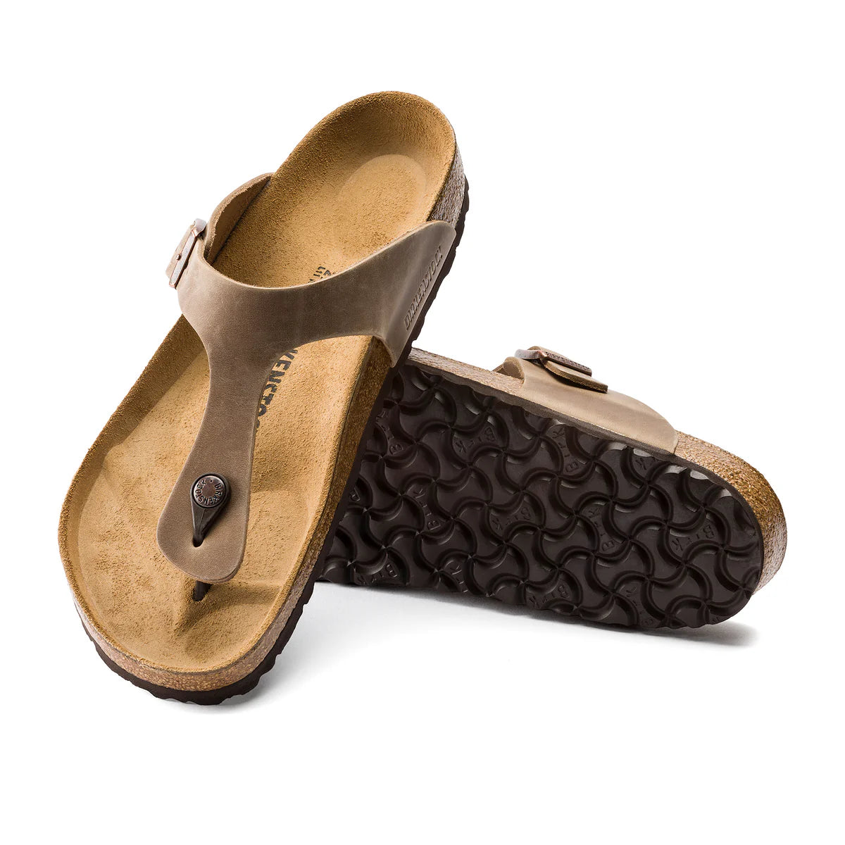 Birkenstock Gizeh Tabacco Brown Oiled Leather - Regular