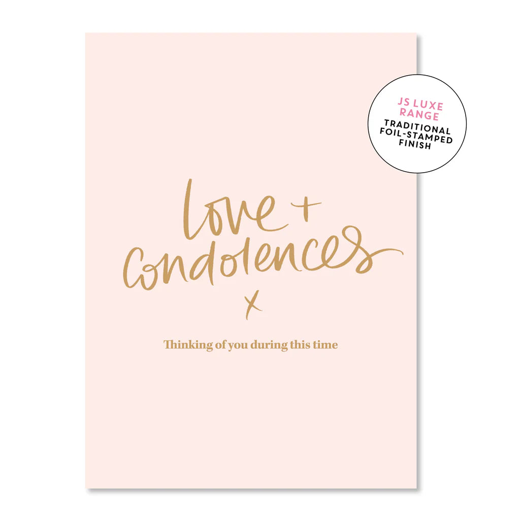 Love + Condolences Greeting Card