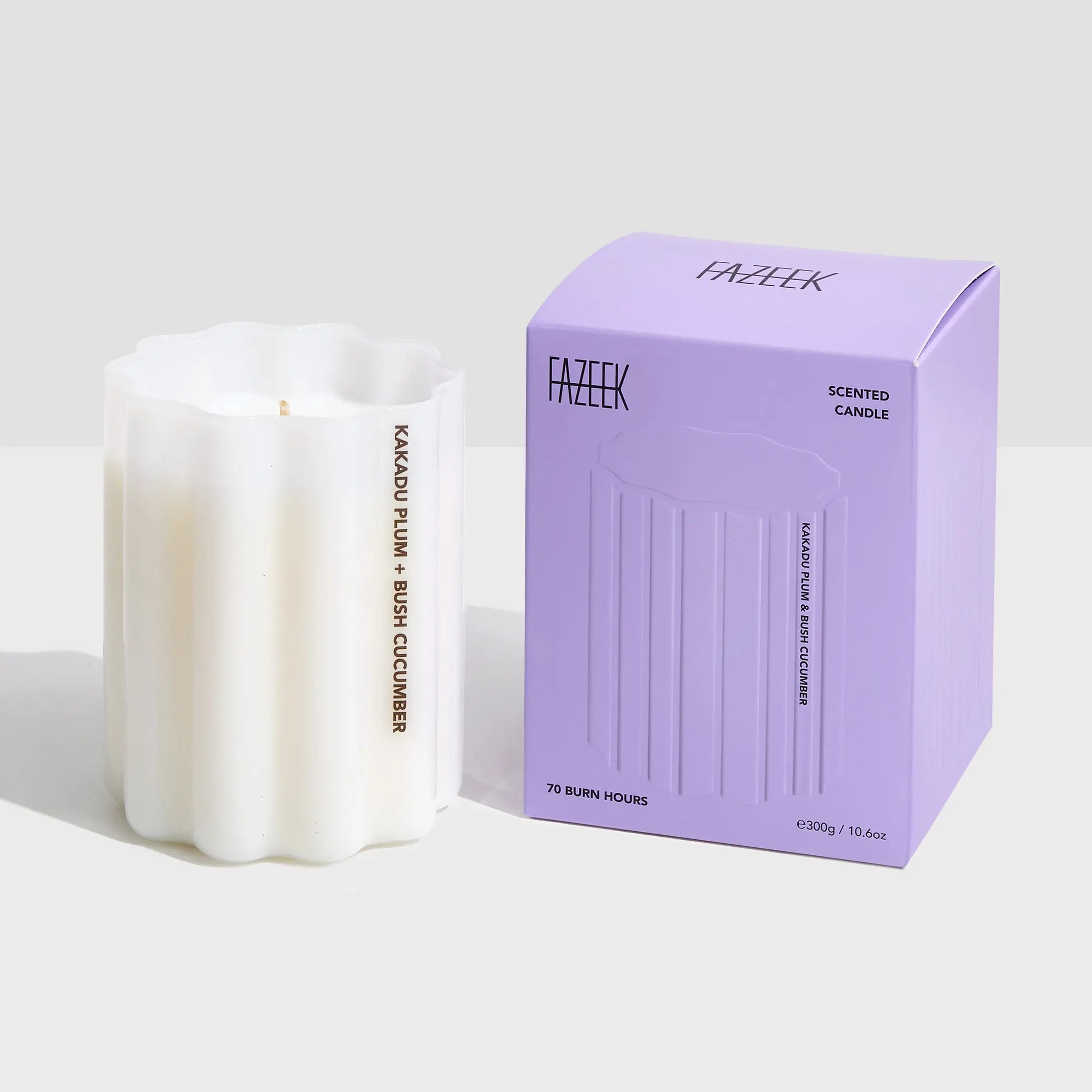 Fazeek Kakadu Plum and Bush Cucumber Wave Candle