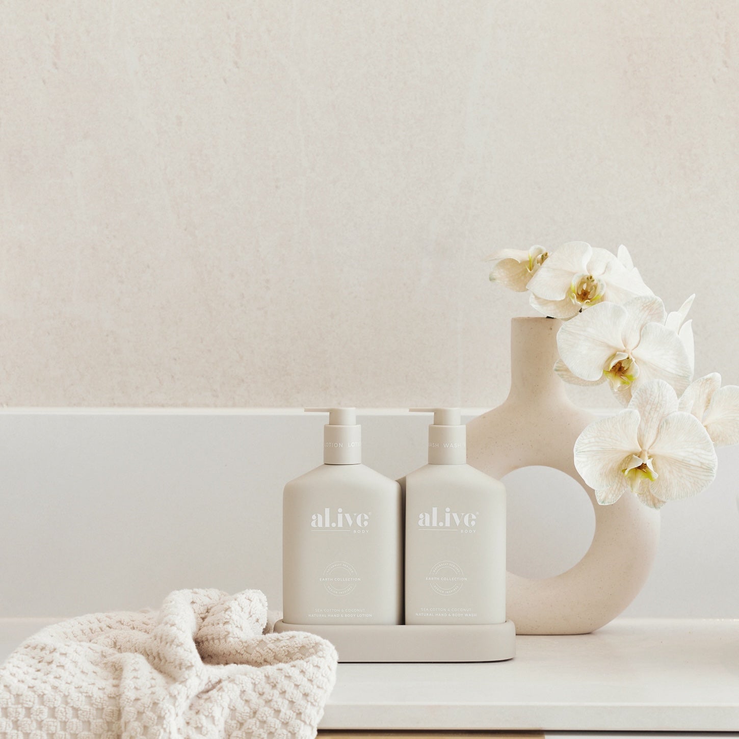 AL.IVE Wash and Lotion Duo - Sea Cotton and Coconut