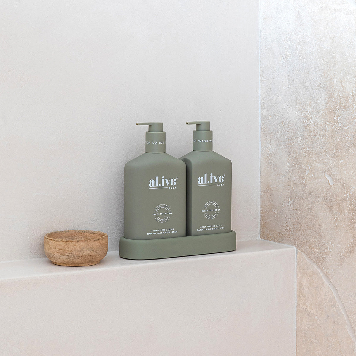 AL.IVE Wash and Lotion Duo - Green Pepper and Lotus