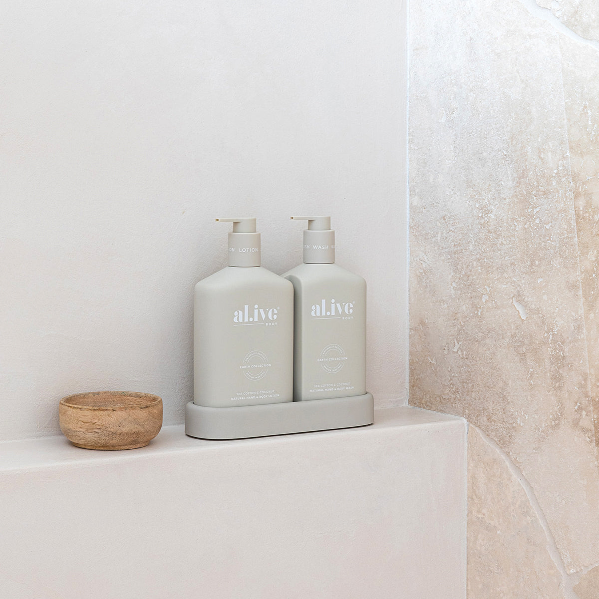 AL.IVE Wash and Lotion Duo - Sea Cotton and Coconut