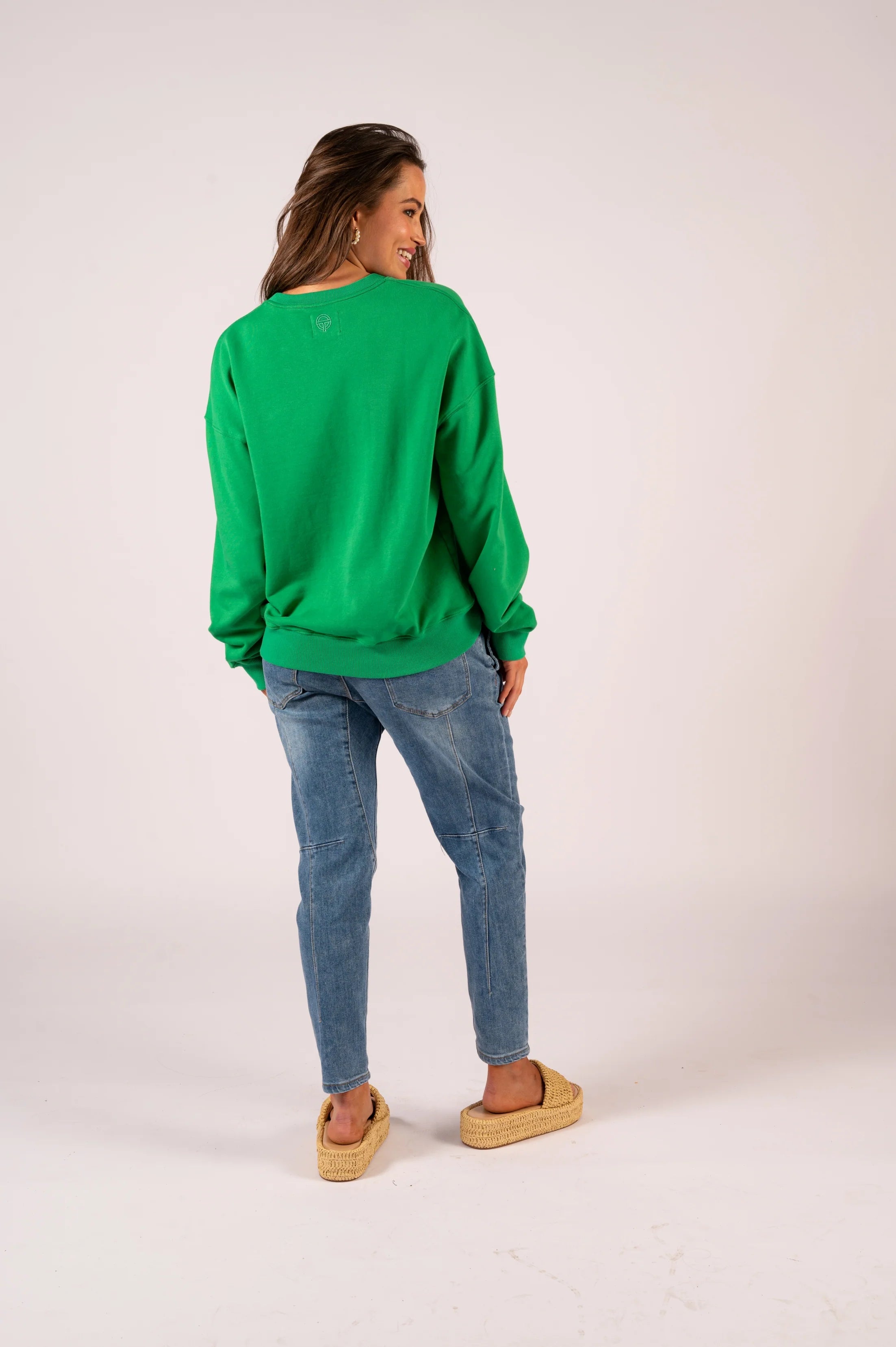 Amara Slouch Sweat - Emerald Club Monaco