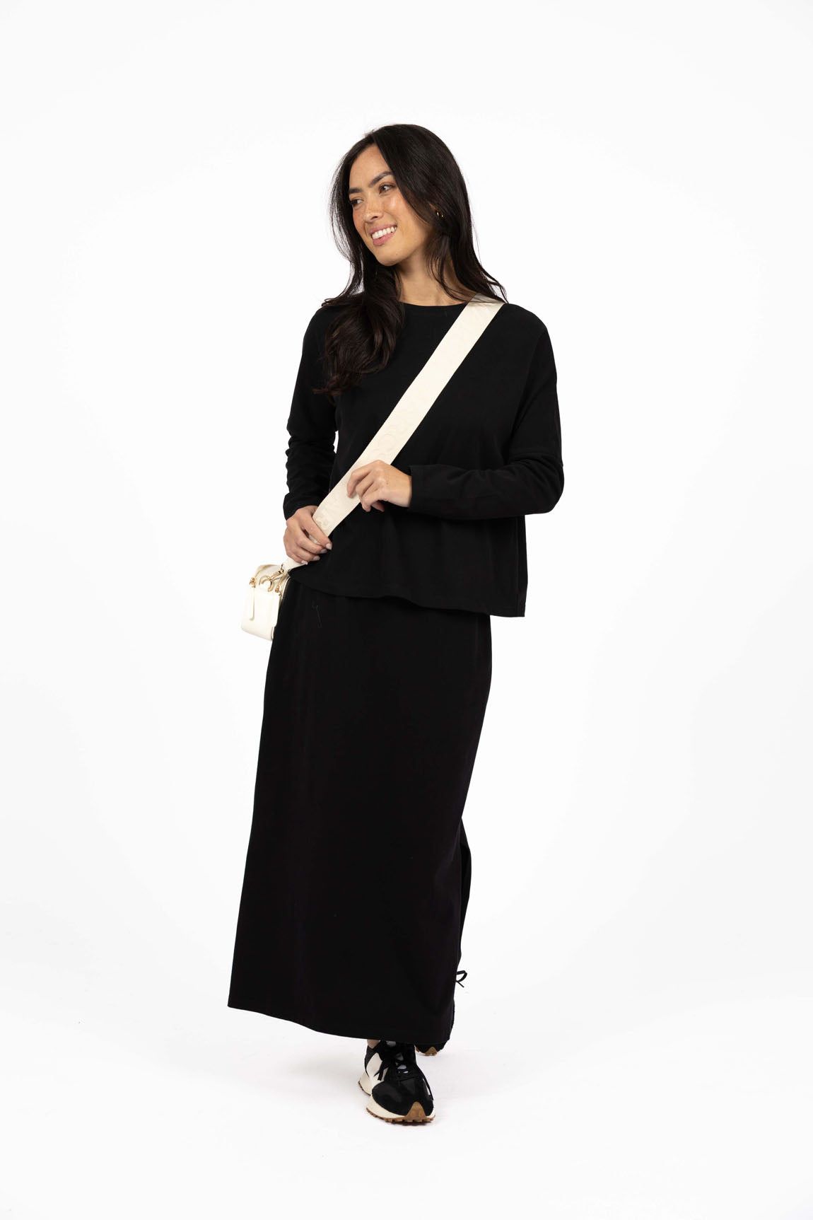 Wildfire Long Sleeve Tee - Black