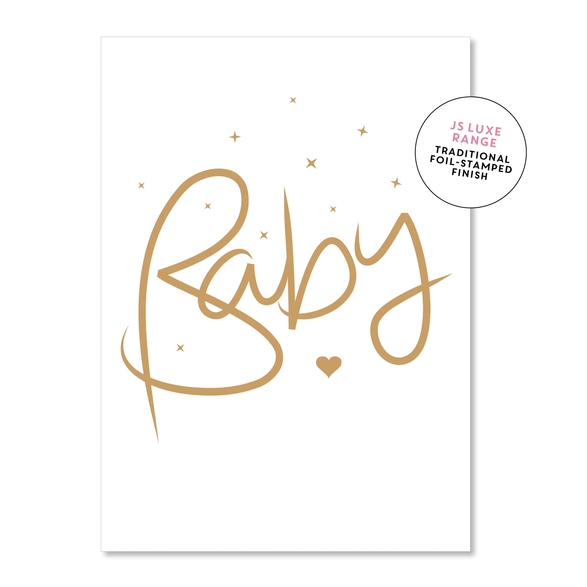 Baby Script Classic Greeting Card