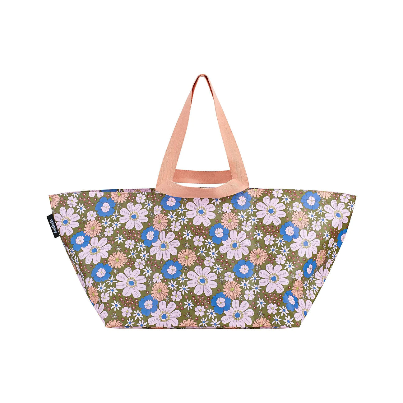 Beach Bag - Blue Flowers