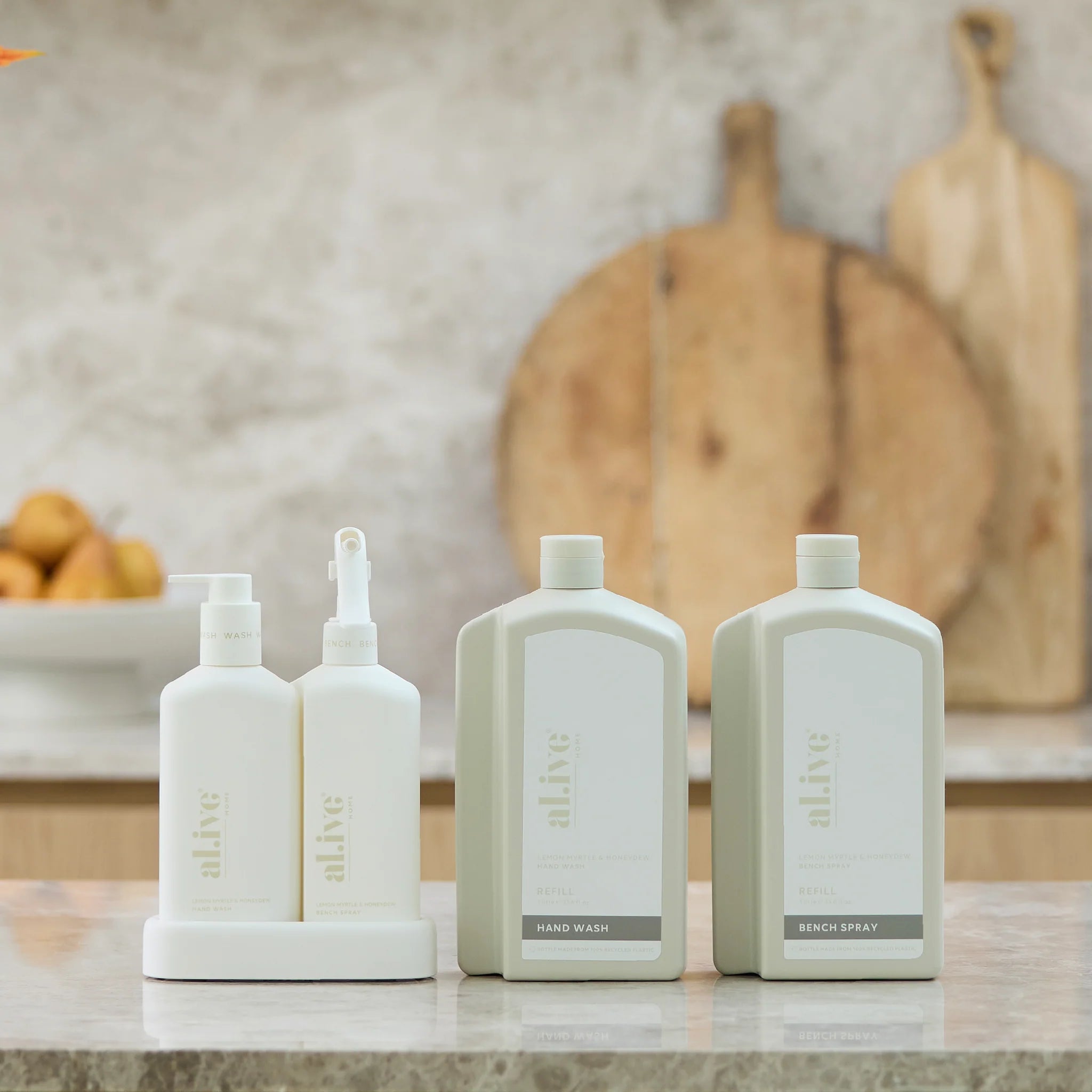 AL.IVE 1L Bench Spray Refill - Lemon Myrtle and Honeydew