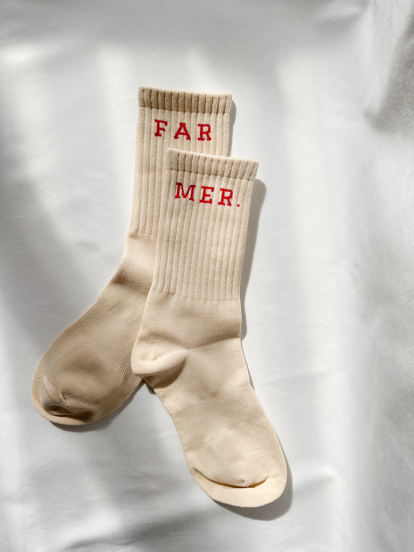 FAR MER Boot Socks - Beige