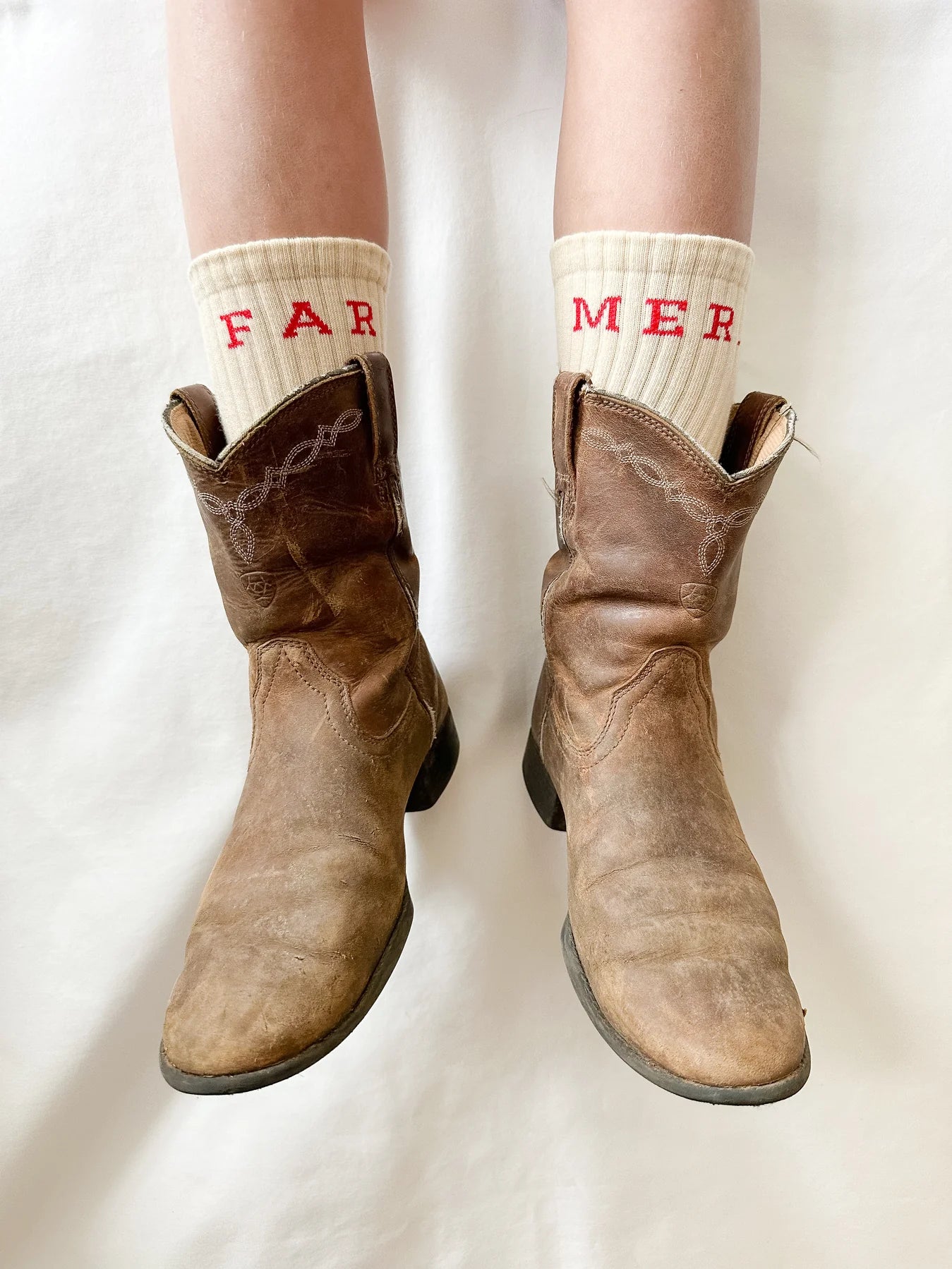 FAR MER Boot Socks - Beige