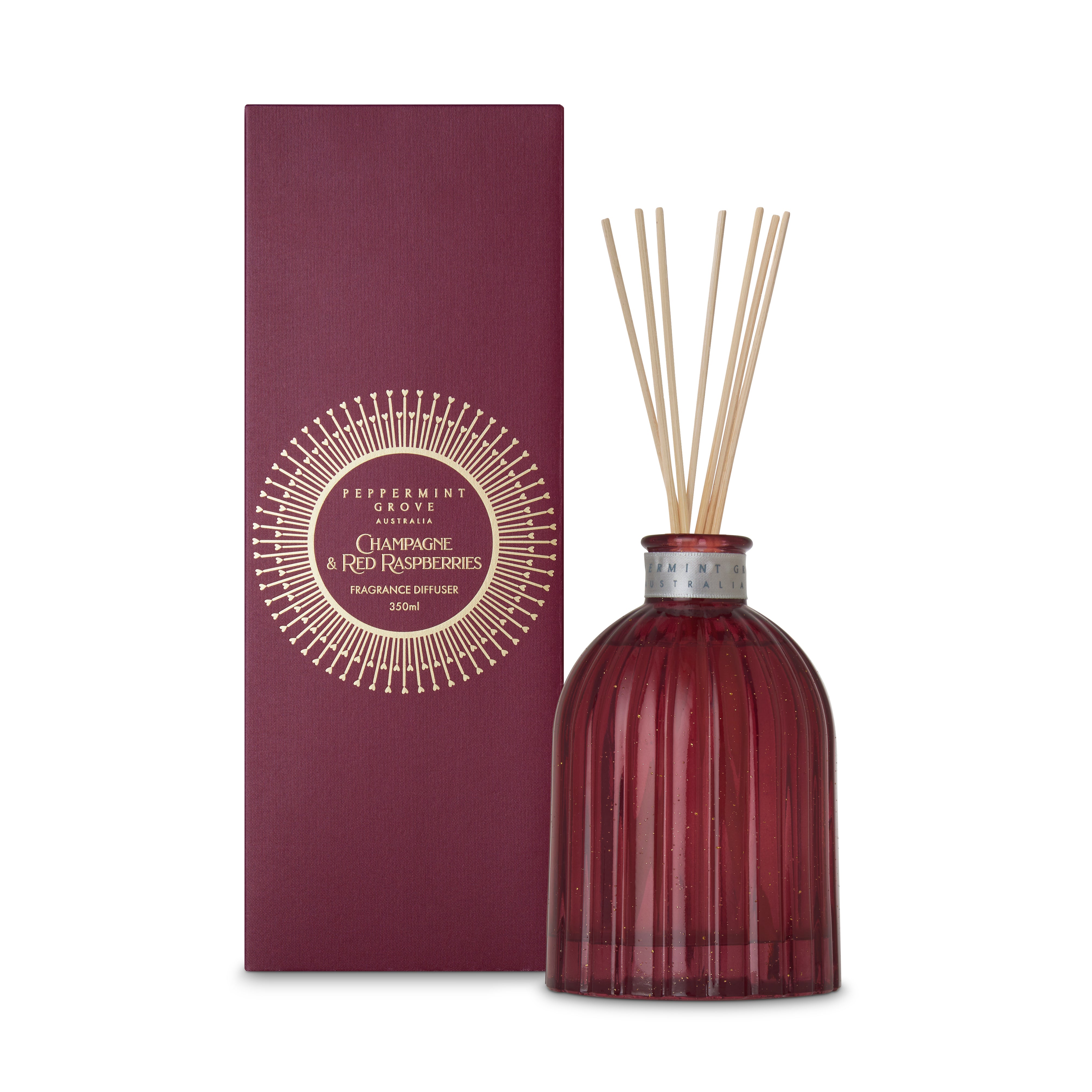 Champagne and Red Raspberries Large Diffuser