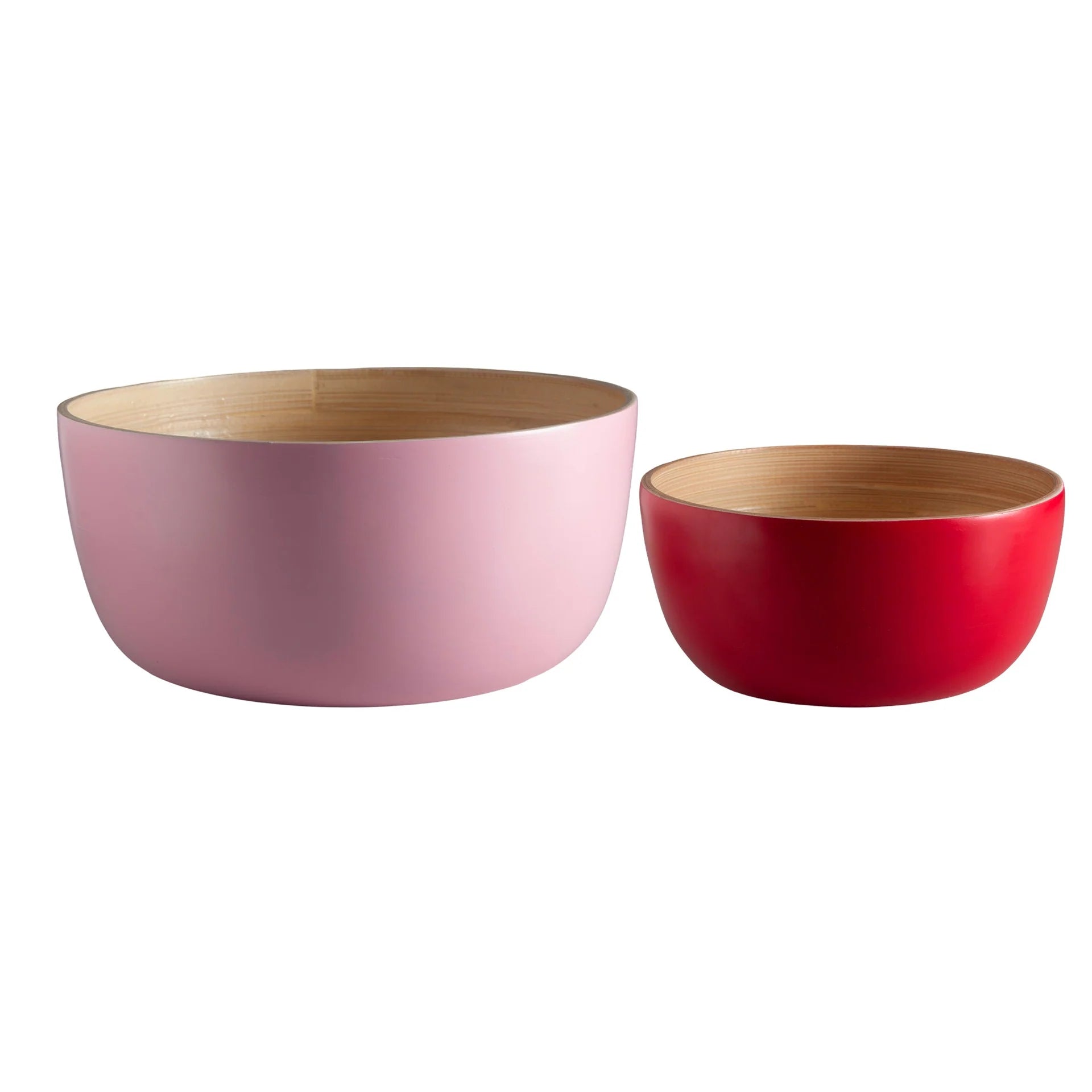Bebb - Biodegradable Bamboo Bowl - Cherry and Blush