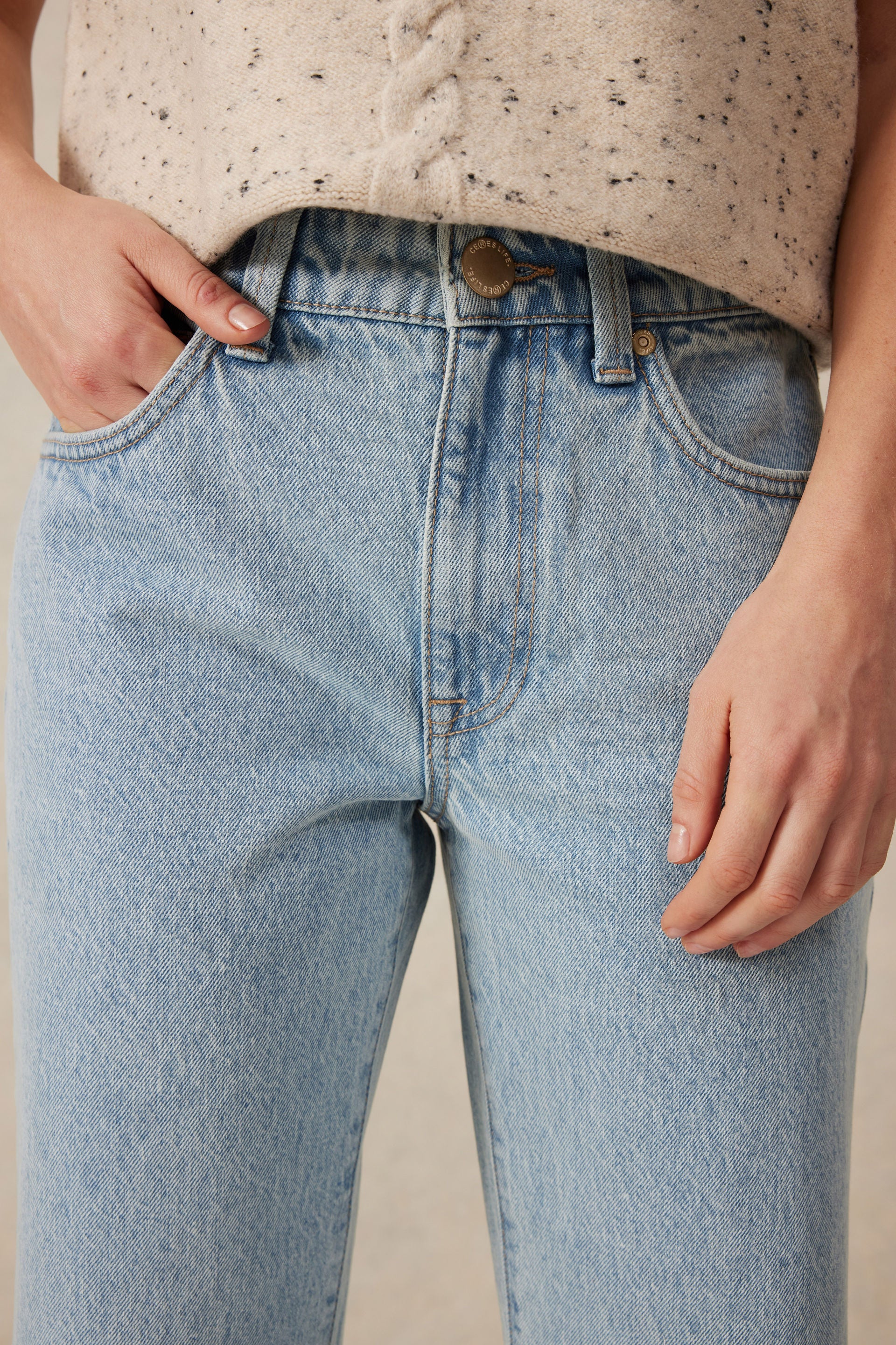 Crop Frenchie Jean