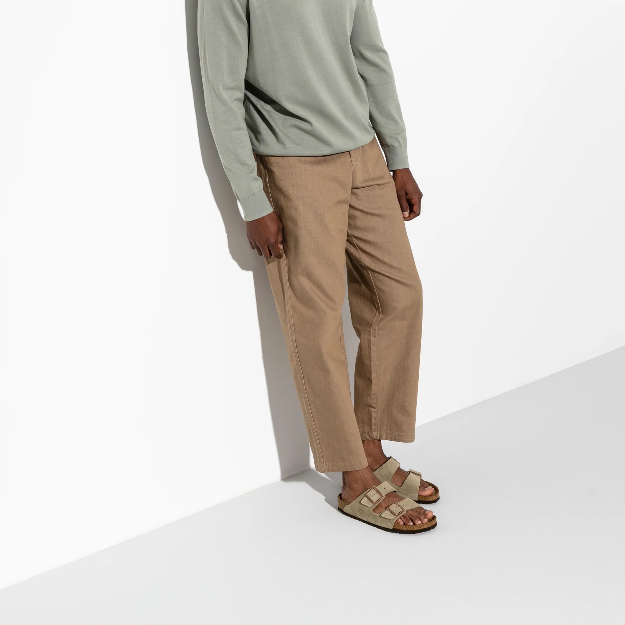 Birkenstock Arizona SFB Taupe Leather - Narrow