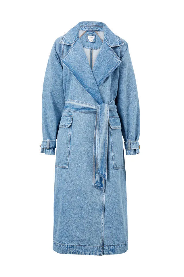 Denim Trench Coat