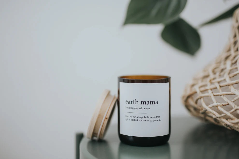 "Earth Mama" Dictionary Mid Soy Candle