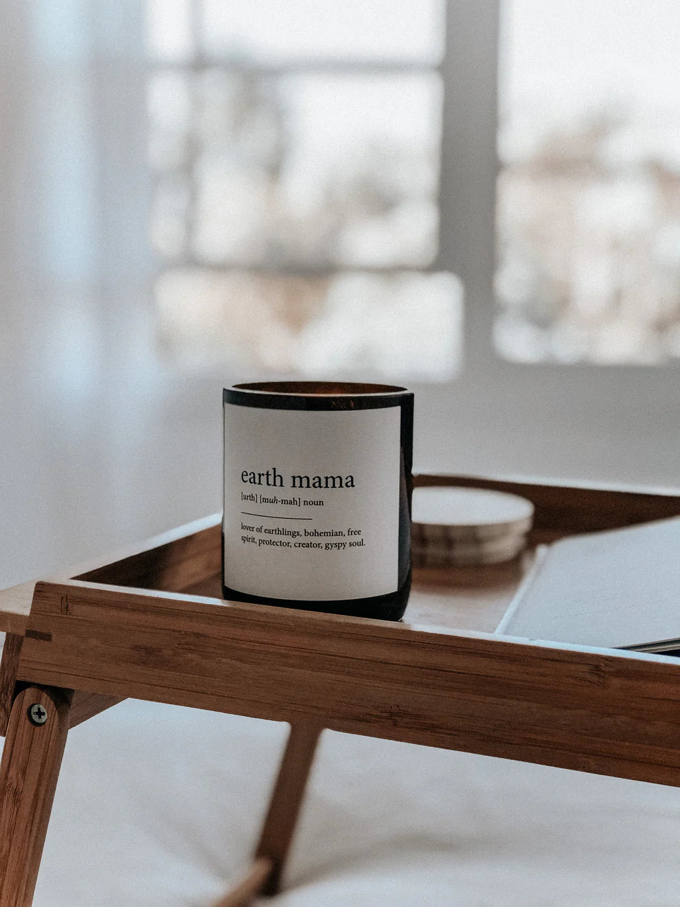 "Earth Mama" Dictionary Mid Soy Candle