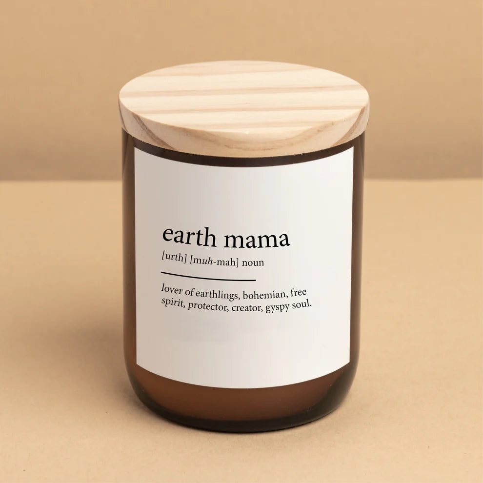 "Earth Mama" Dictionary Mid Soy Candle