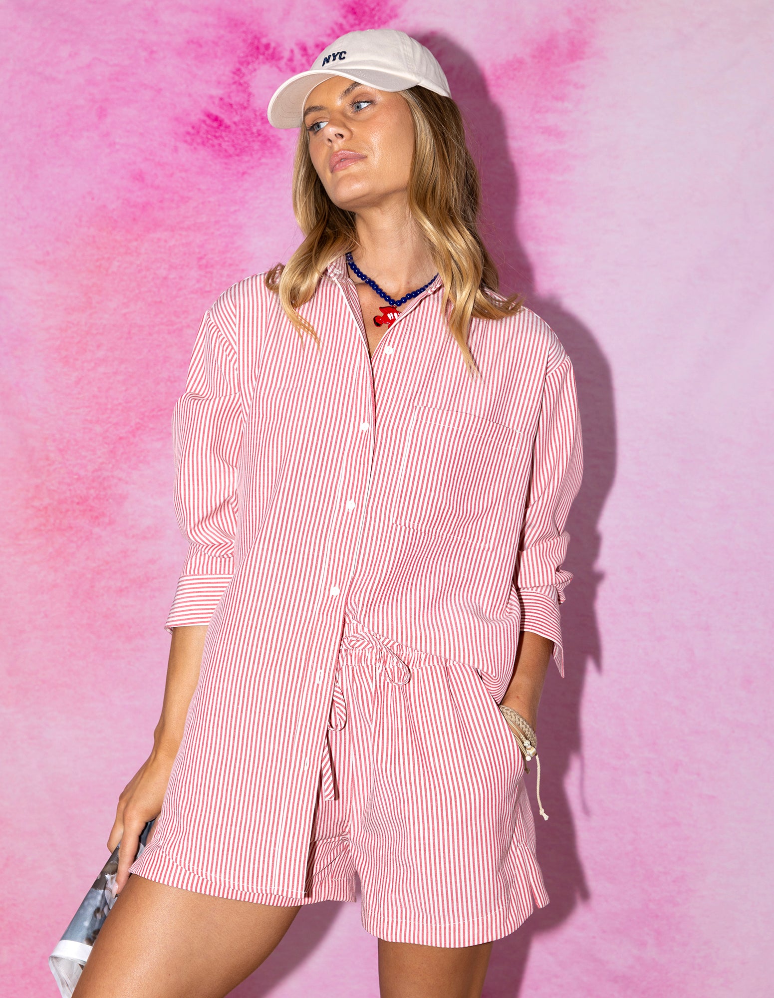 Echo Shirt - Red and White Stripe