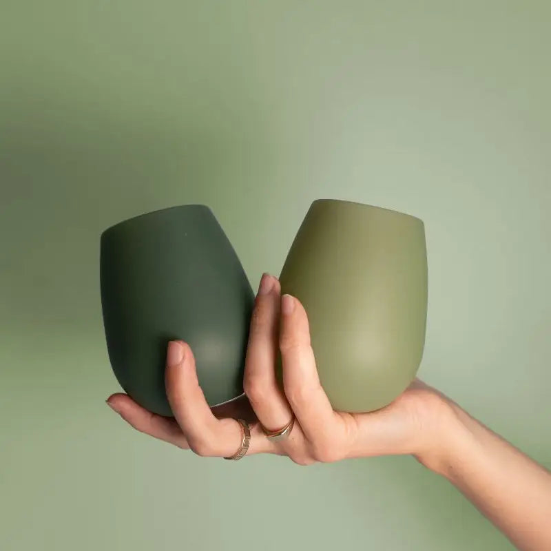 Fegg - Silicone Unbreakable Glasses - Sage and Olive