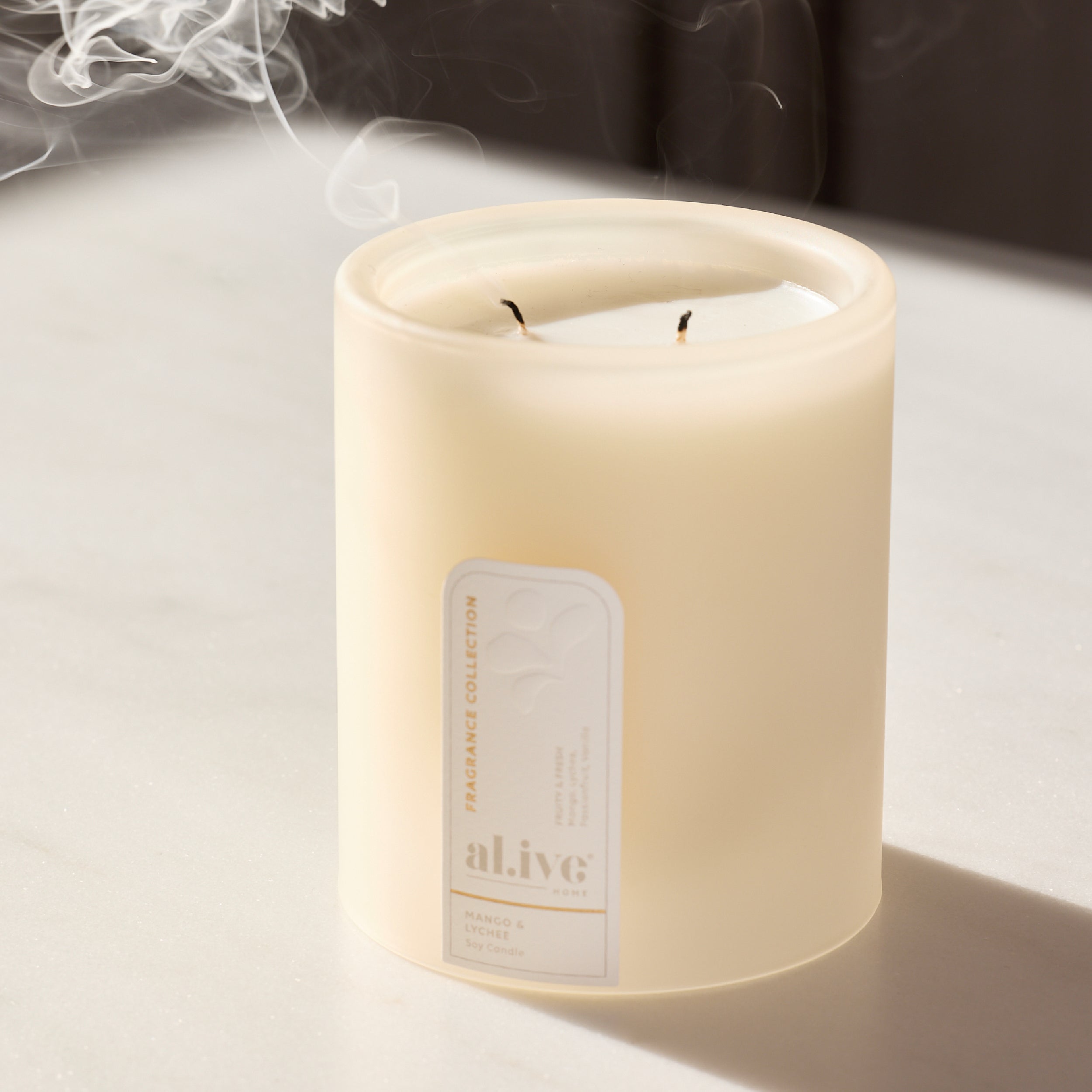 AL.IVE Soy Candle - Mango and Lychee