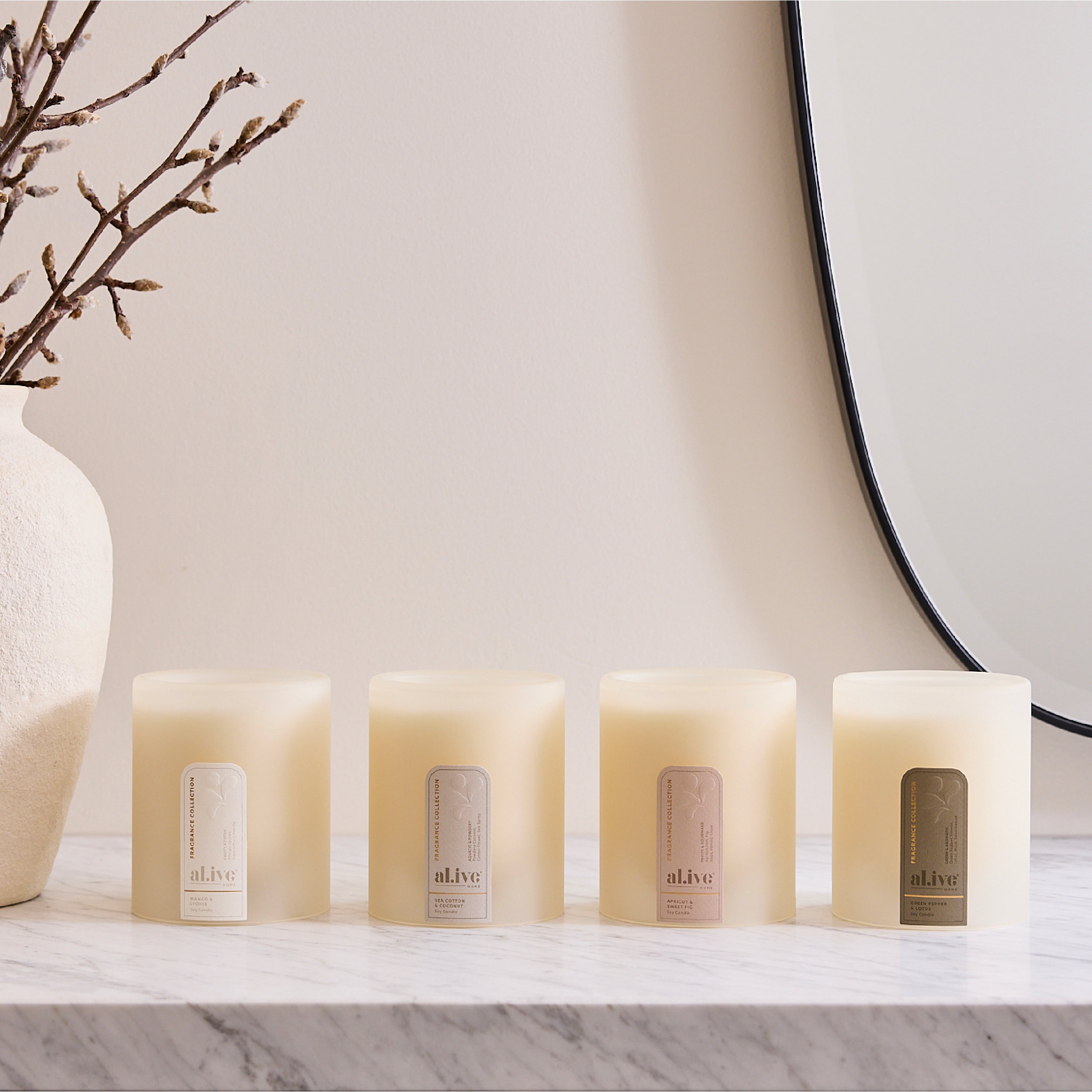 AL.IVE Soy Candle - Sea Cotton and Coconut