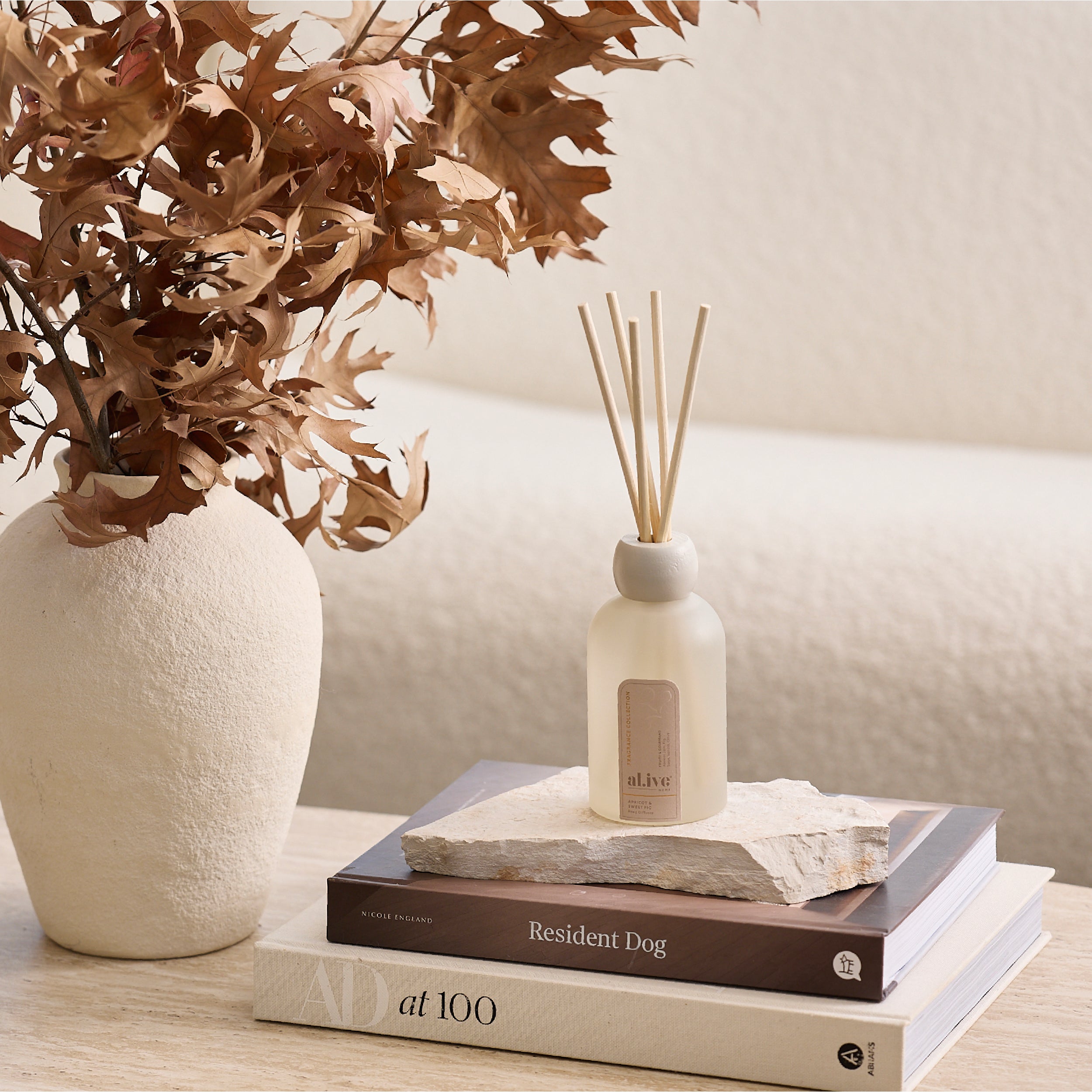 AL.IVE Reed Diffuser - Apricot and Sweet Fig