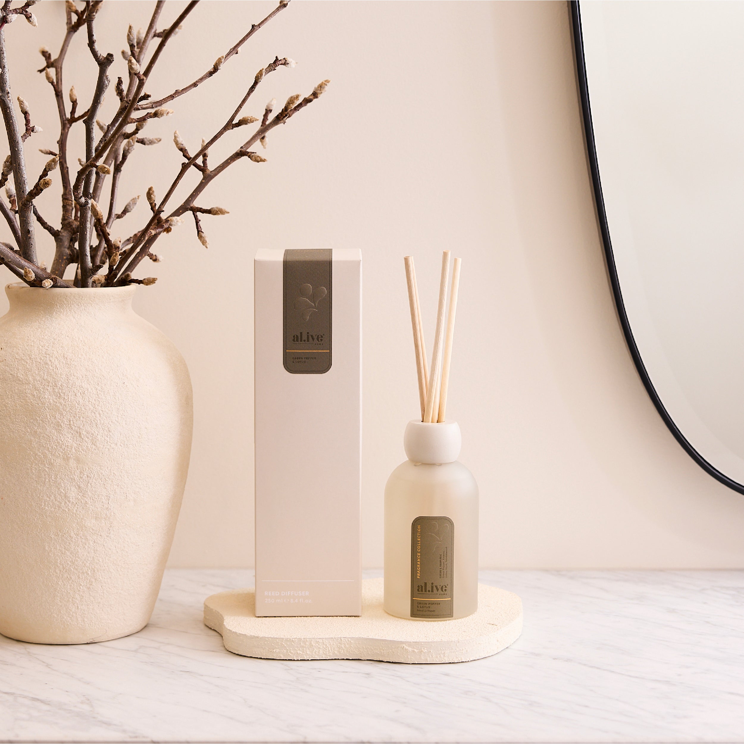 AL.IVE Reed Diffuser - Green Pepper and Lotus