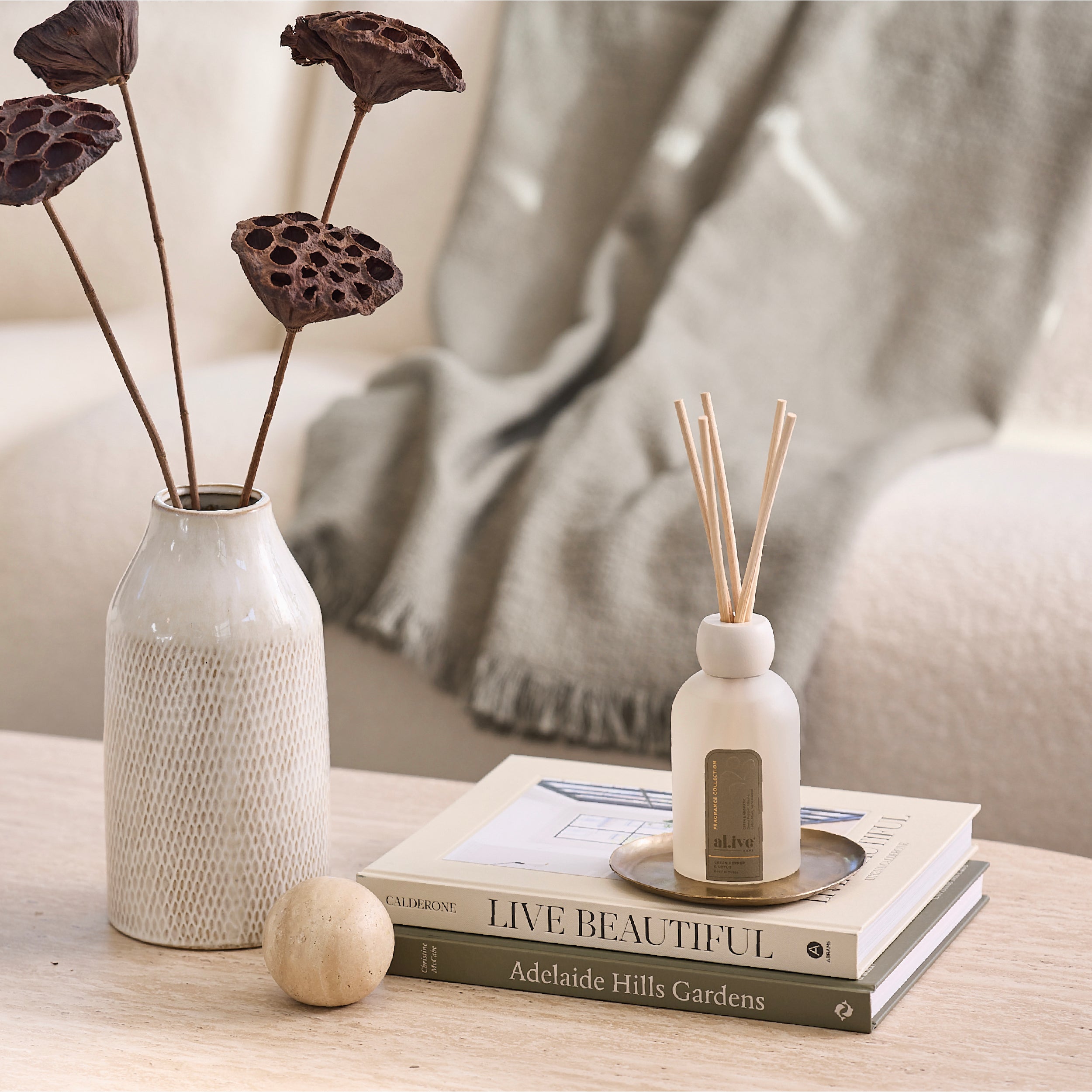 AL.IVE Reed Diffuser - Green Pepper and Lotus