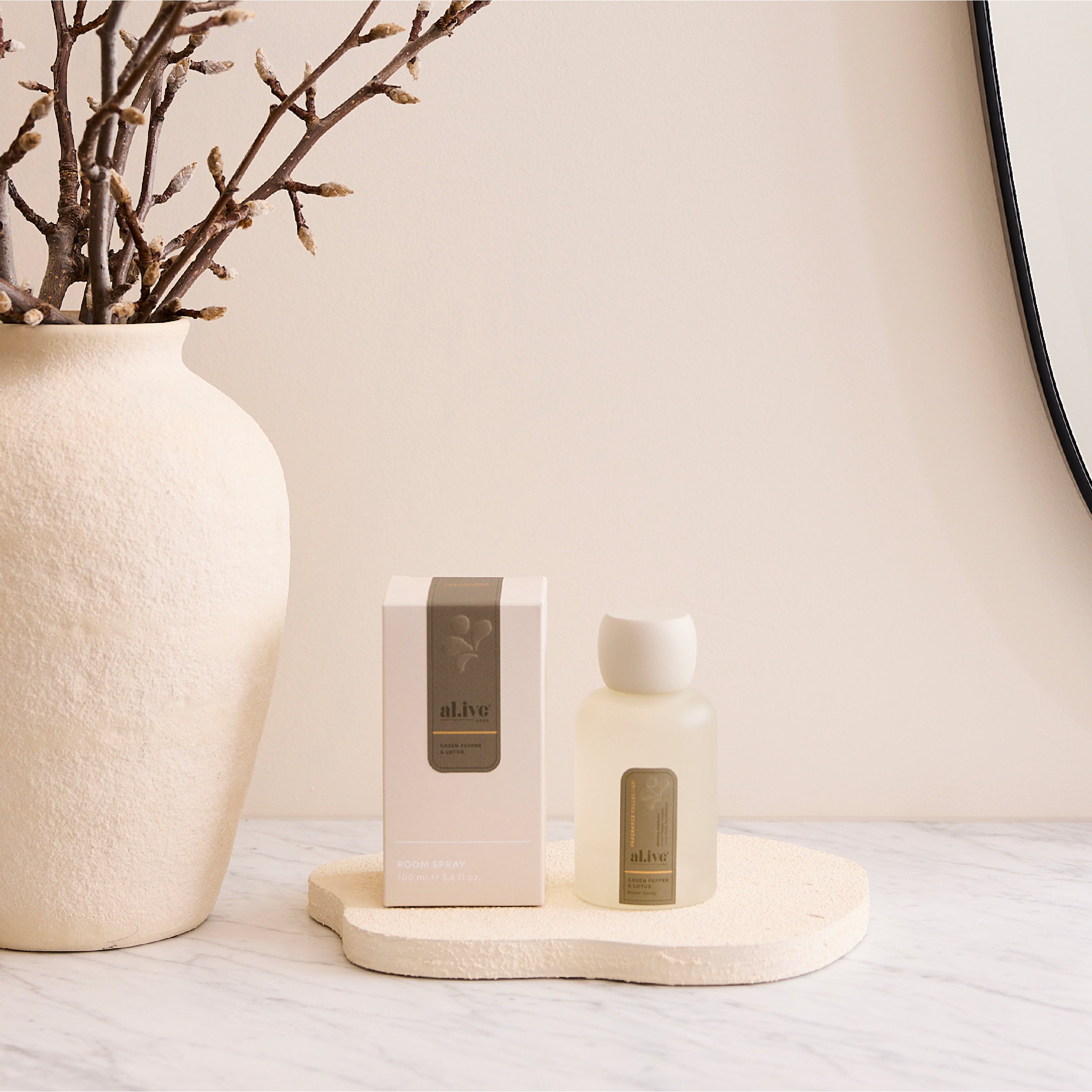 AL.IVE Reed Room Spray - Green Pepper and Lotus