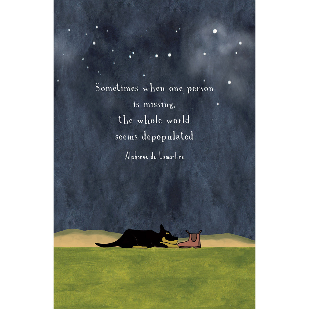 Depopulated Greeting Card