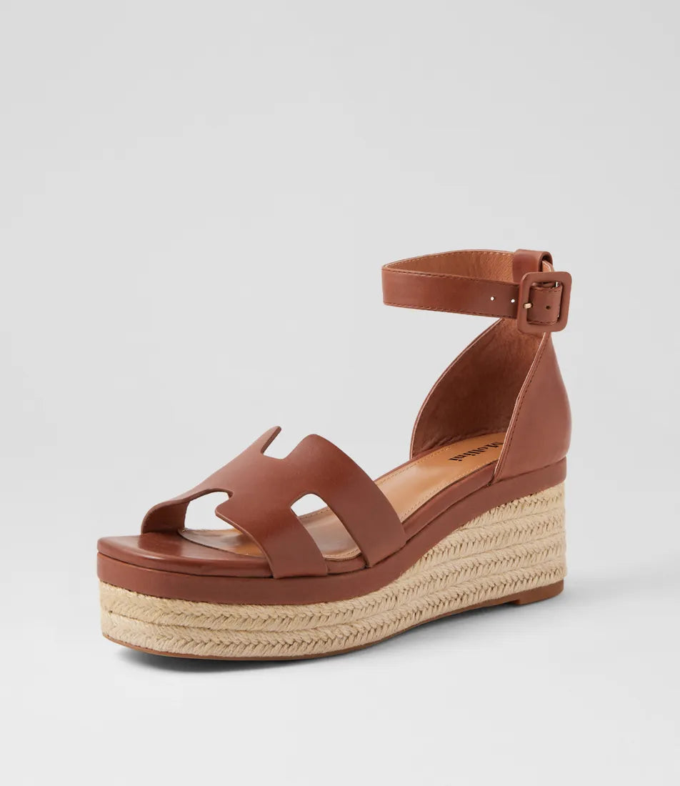 Geegie Tan Leather Sandals