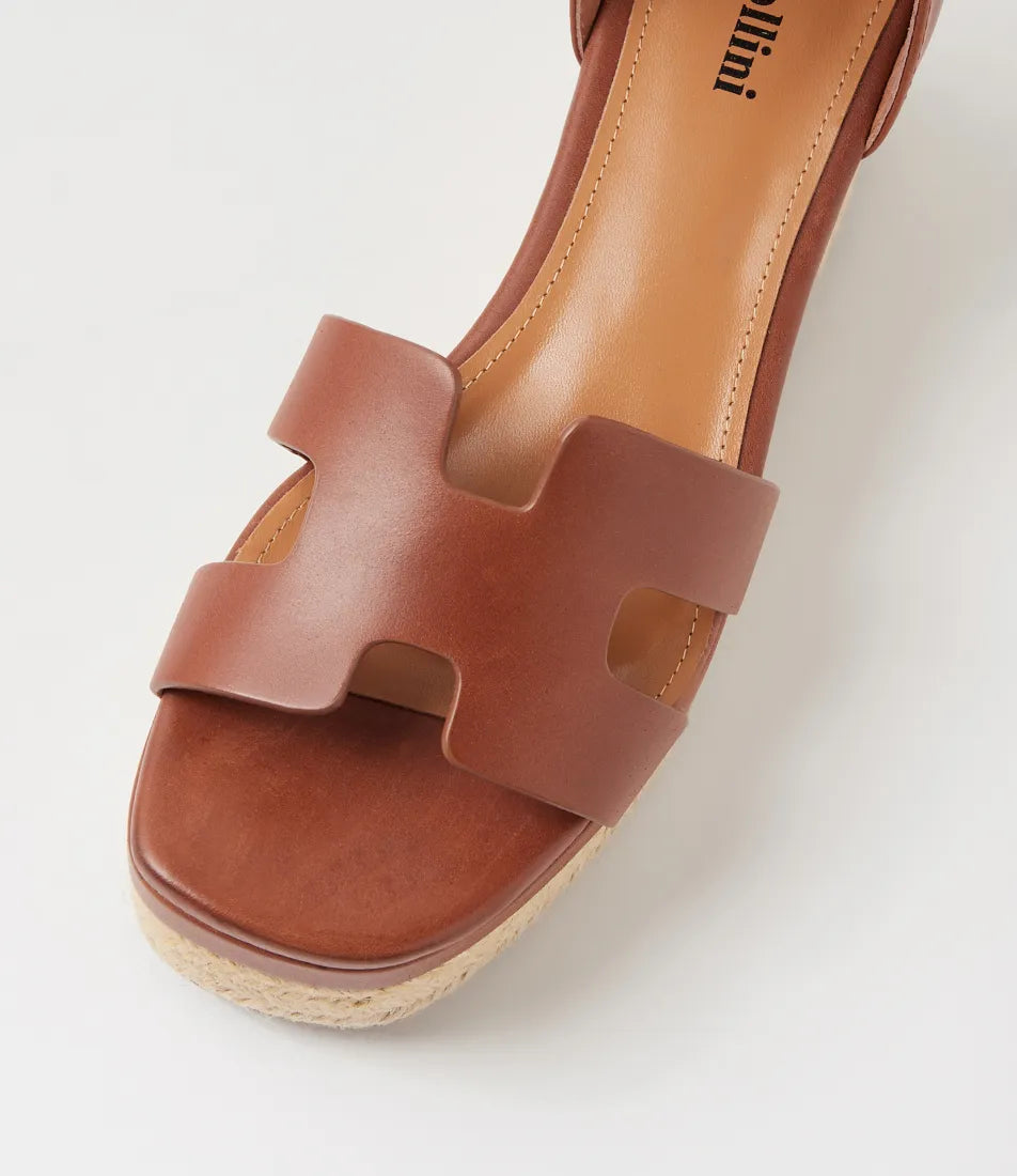 Geegie Tan Leather Sandals