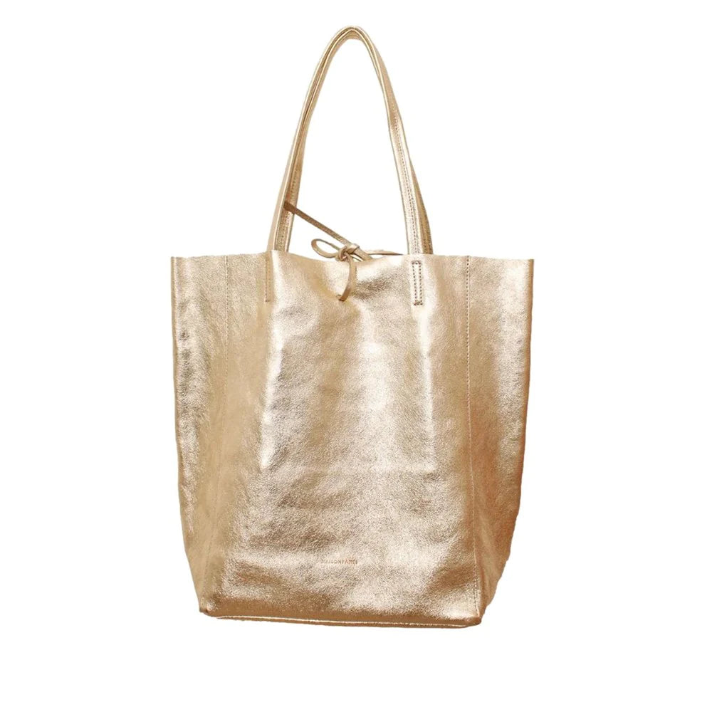 Maison Fanli Large Tote - Metallic Gold