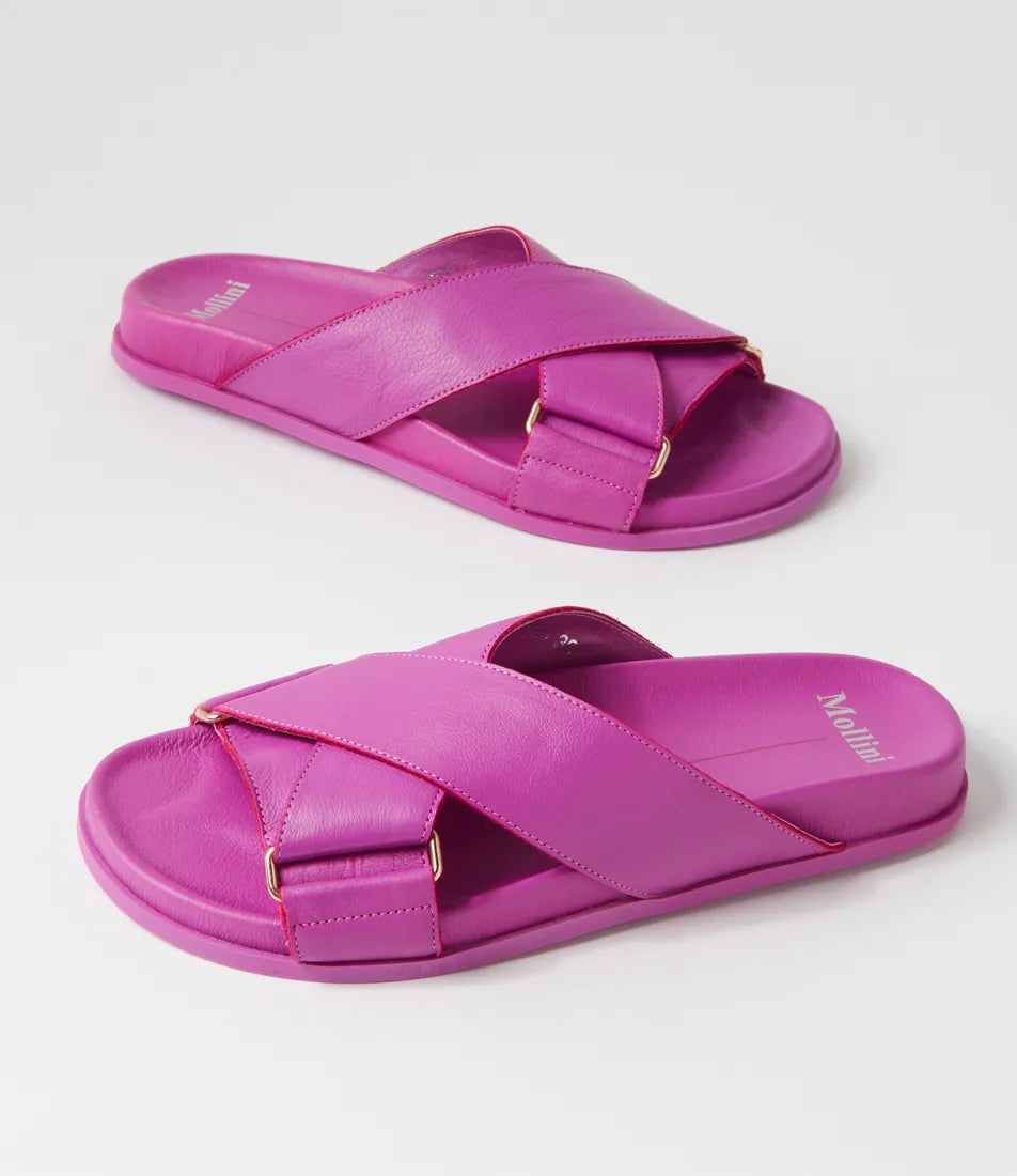 Hefti Leather Slides